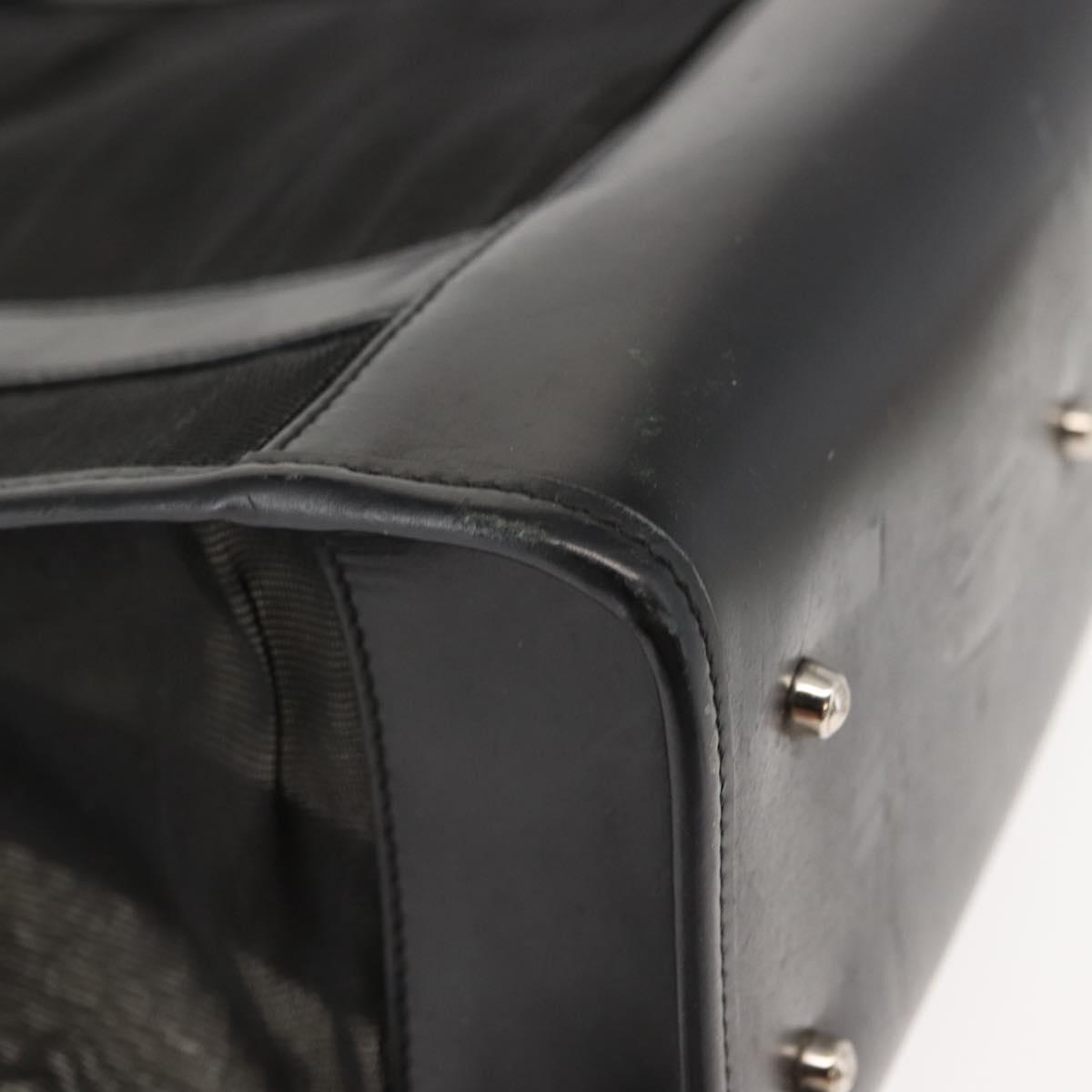 GUCCI Tote Bag Nylon Black 002 1705 0405 Auth 147610