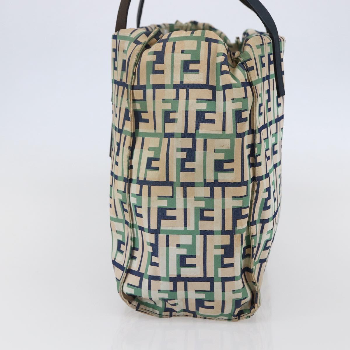 FENDI Zucca Canvas Tote Bag Navy Auth 147615