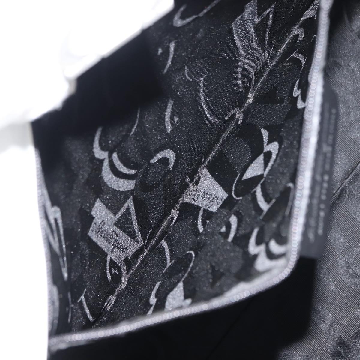 Salvatore Ferragamo Gancini Tote Bag Enamel White Auth 147620