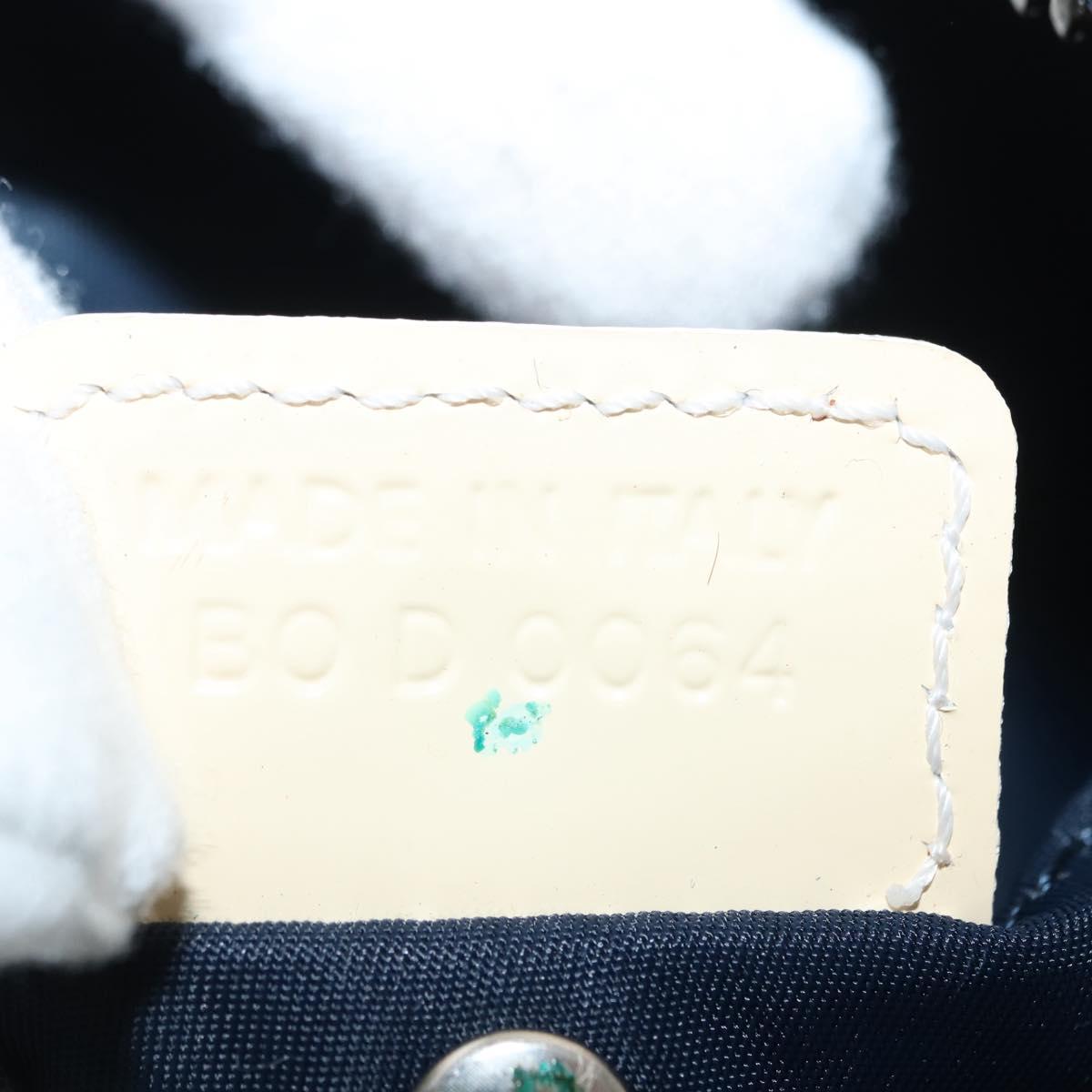 Christian Dior Trotter Canvas Shoulder Bag Navy Auth 147633