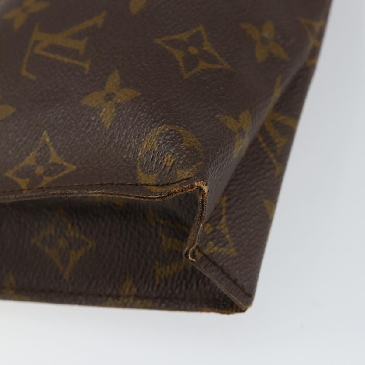 LOUIS VUITTON Monogram Poche Toilette 26 Pouch M47542 LV Auth 147647