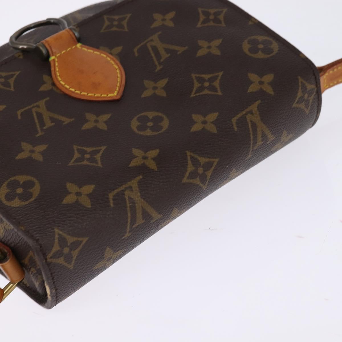 LOUIS VUITTON Monogram Saint Cloud MM Shoulder Bag M51243 LV Auth 147648