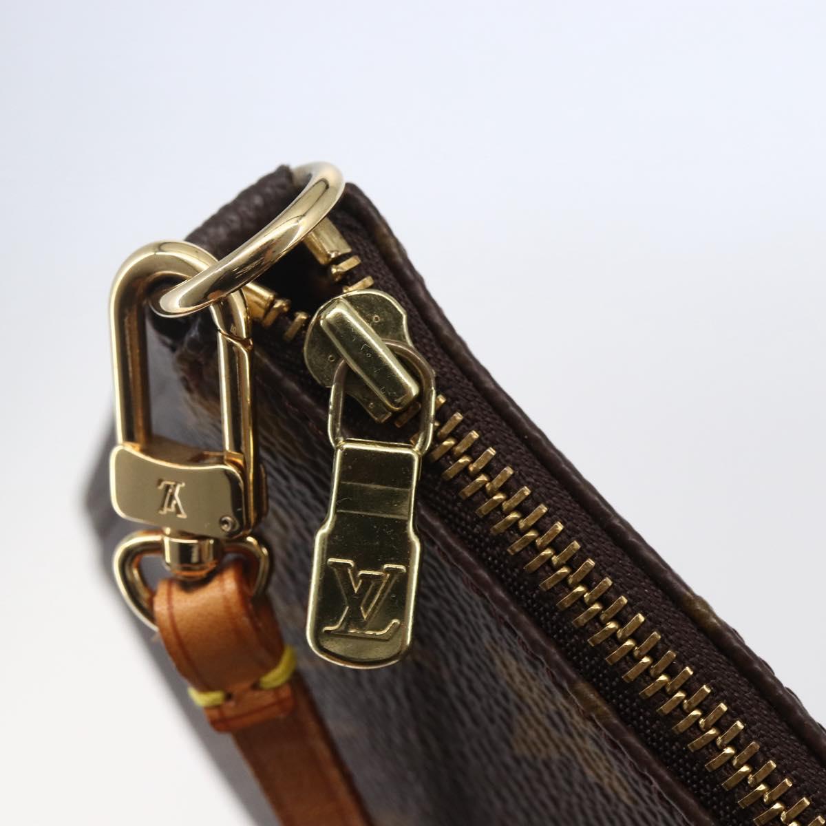 LOUIS VUITTON Monogram Pochette Accessoires Pouch M51980 LV Auth 147650