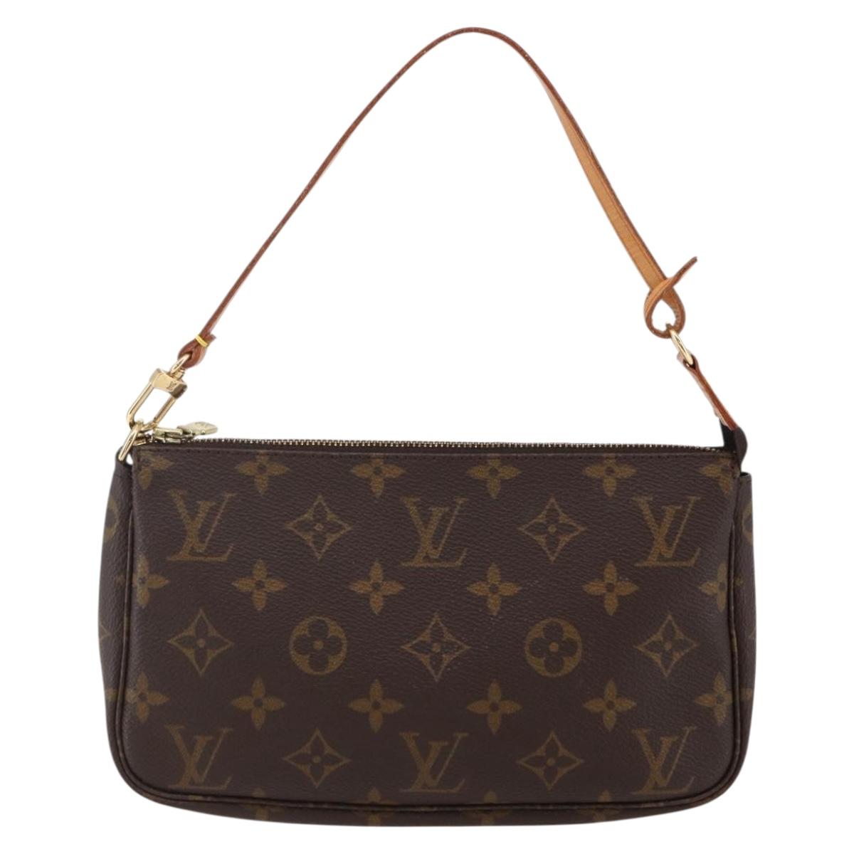 LOUIS VUITTON Monogram Pochette Accessoires Pouch M51980 LV Auth 147650