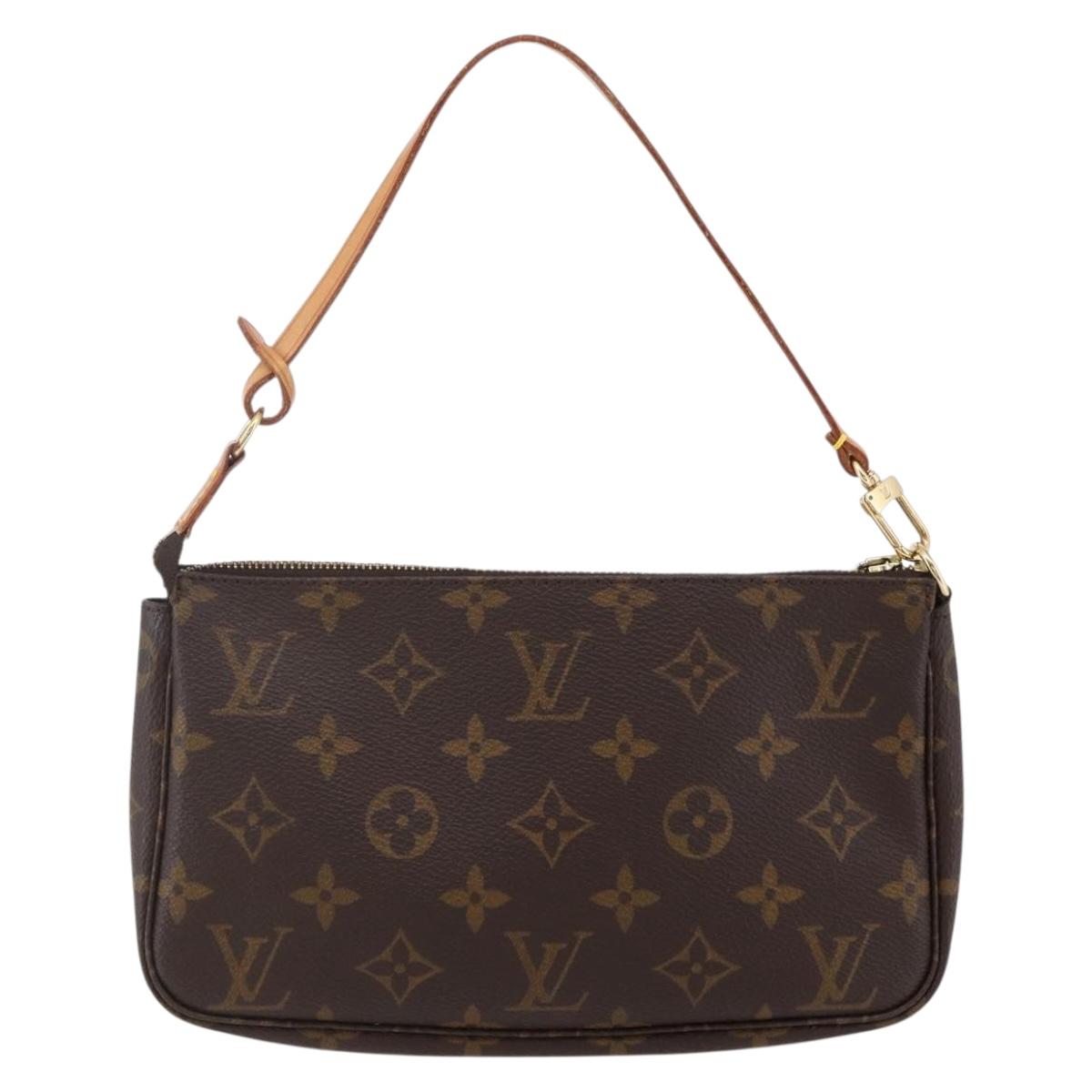LOUIS VUITTON Monogram Pochette Accessoires Pouch M51980 LV Auth 147650