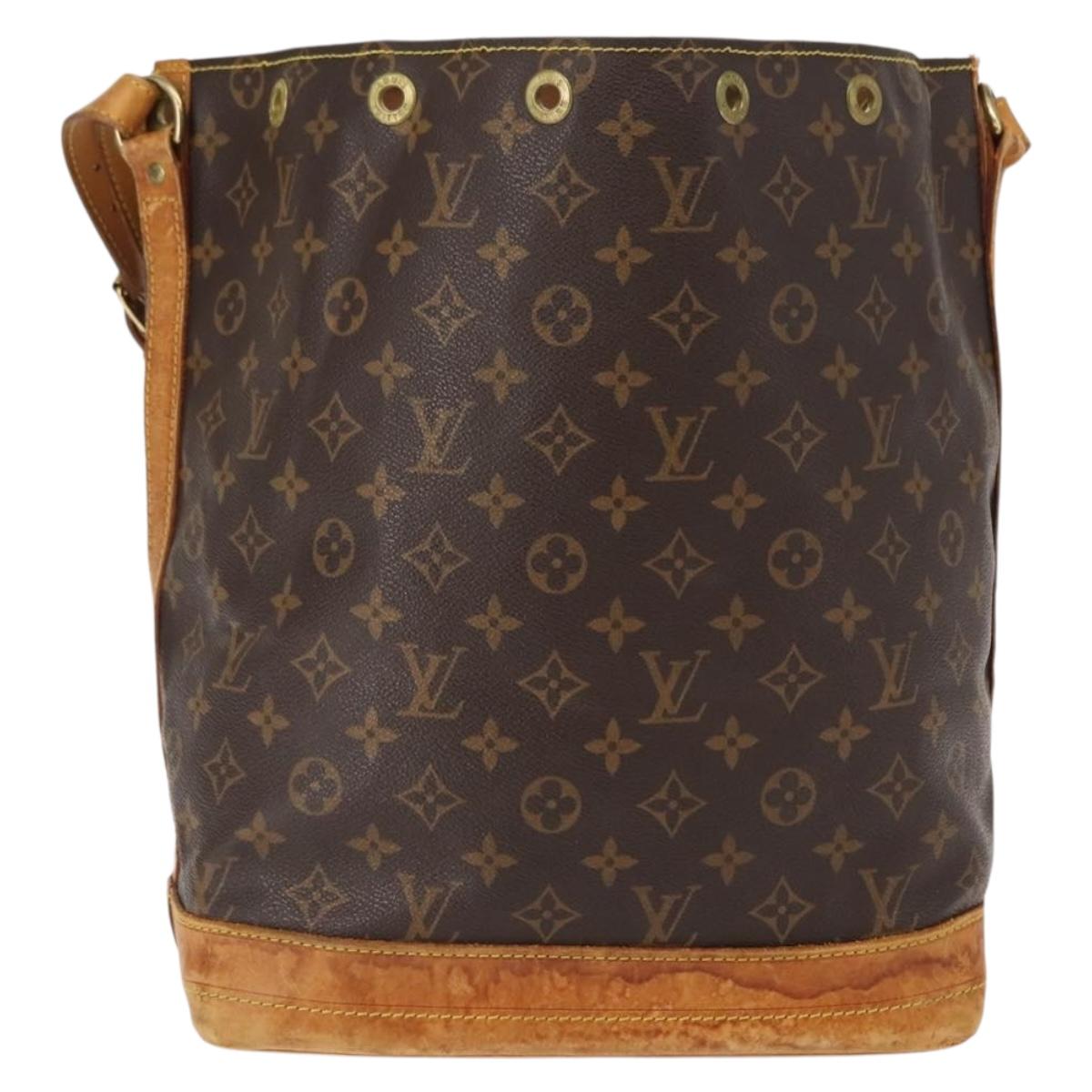LOUIS VUITTON Monogram Noe Shoulder Bag M42224 LV Auth 147651