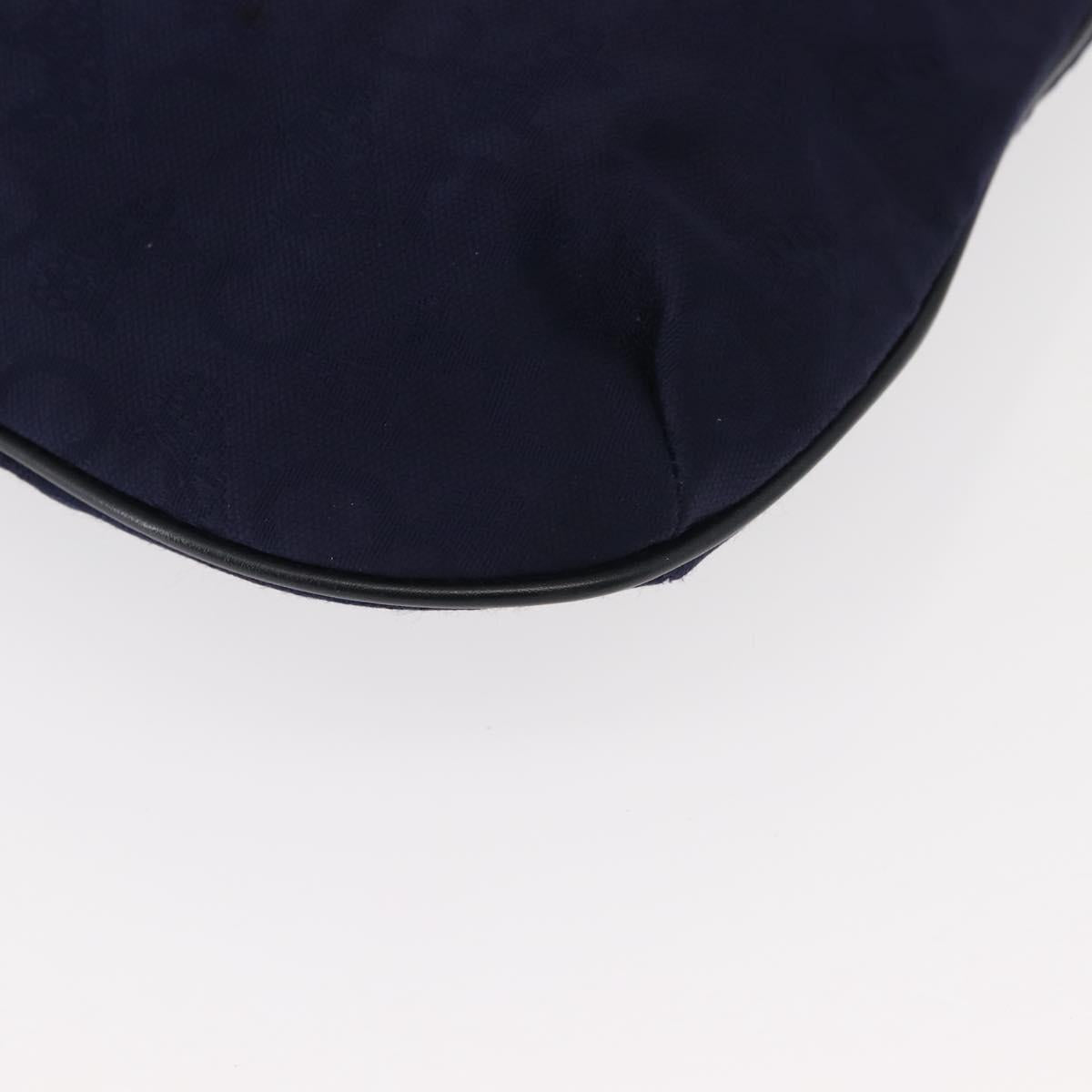 CELINE C Sulky Hand Bag Suede Navy Auth 147664