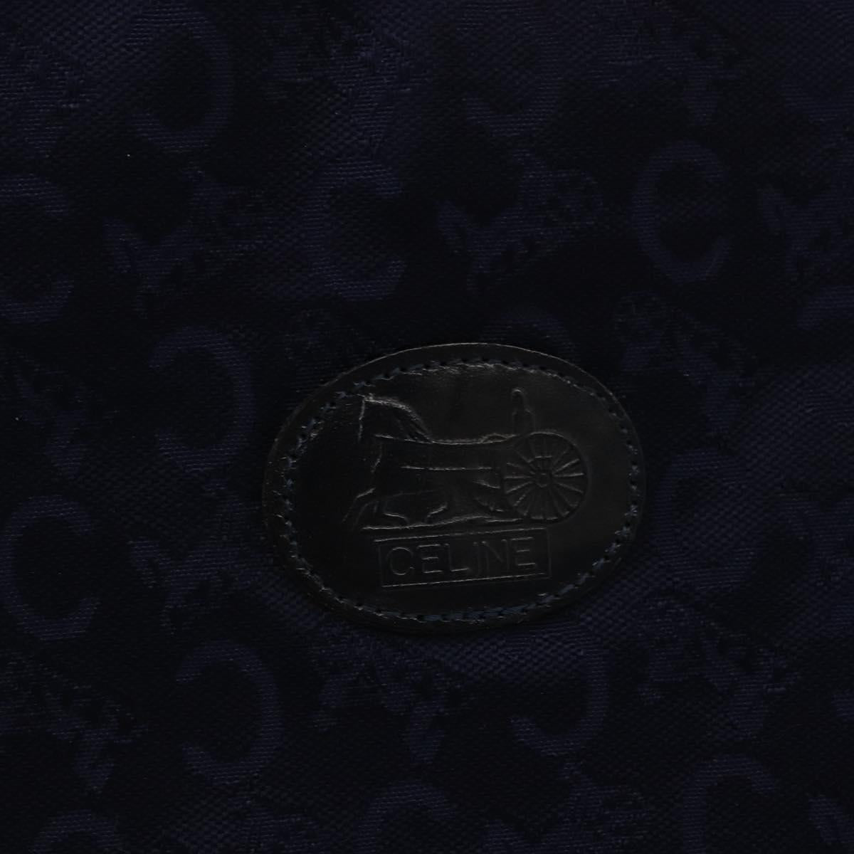 CELINE C Sulky Hand Bag Suede Navy Auth 147664