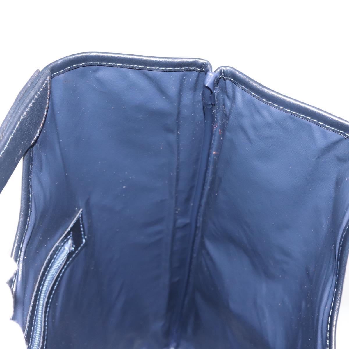 CELINE C Sulky Hand Bag Suede Navy Auth 147664