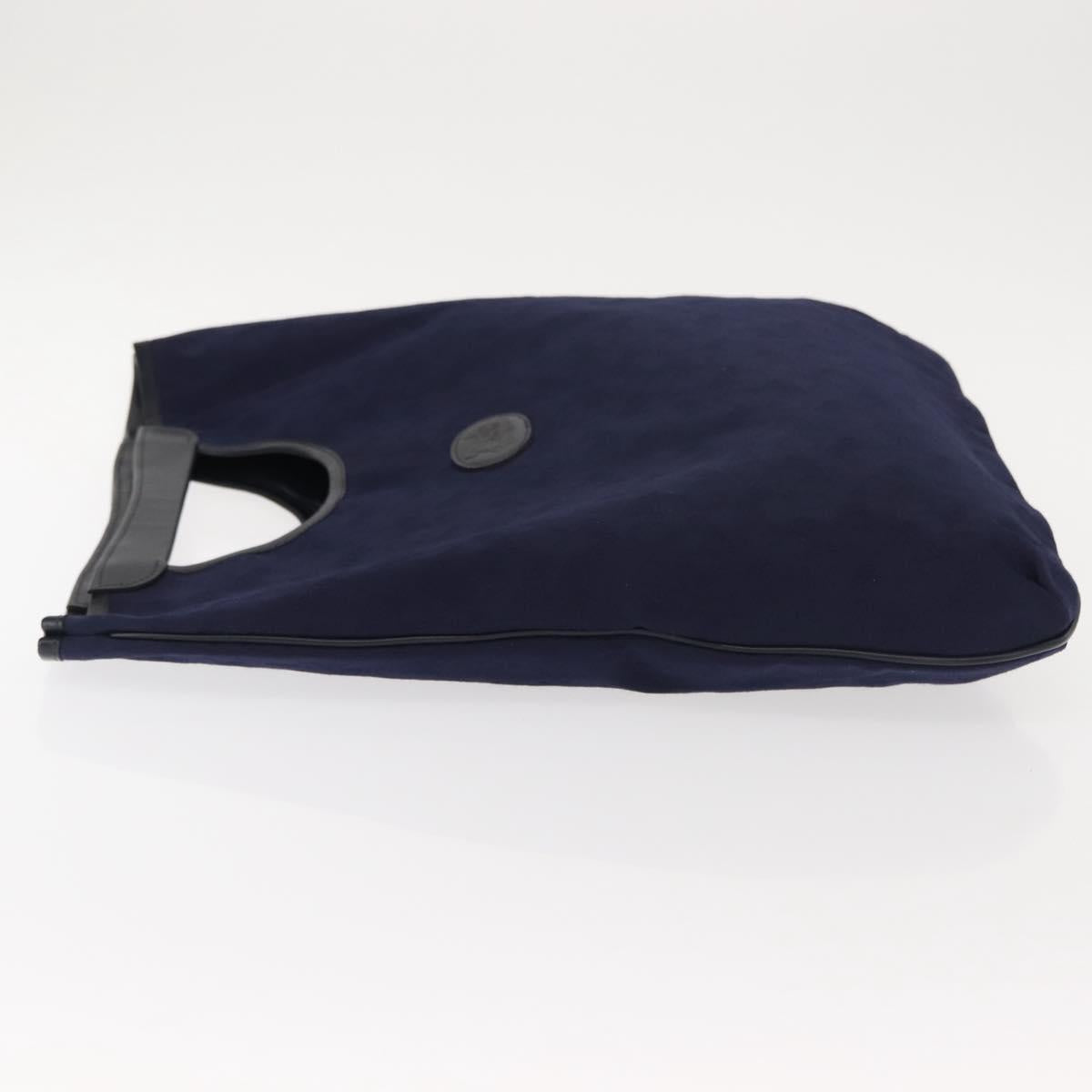 CELINE C Sulky Hand Bag Suede Navy Auth 147664