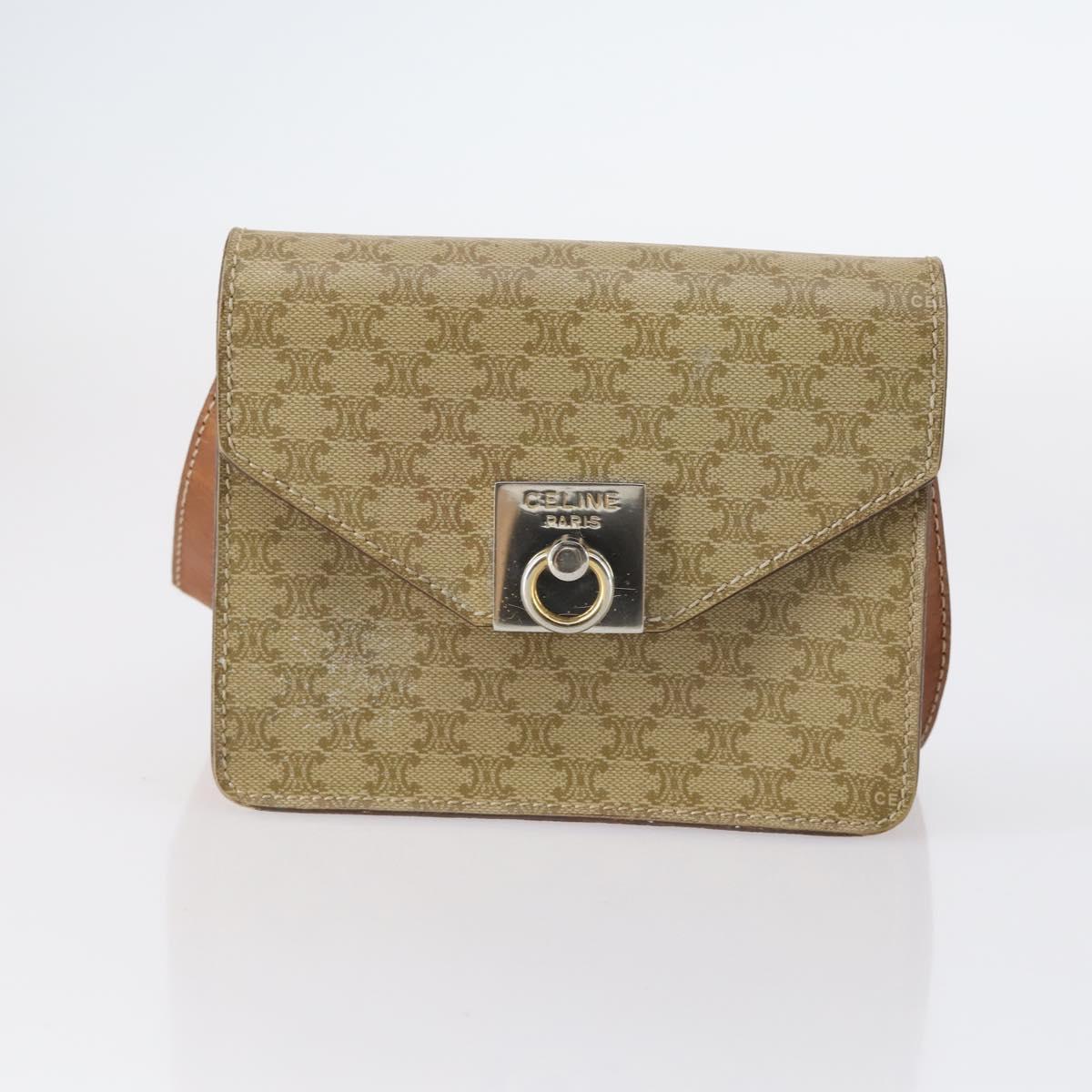 CELINE Gucci Burberrys Macadam Canvas Bag PVC Leather 5Set Black Auth 147669