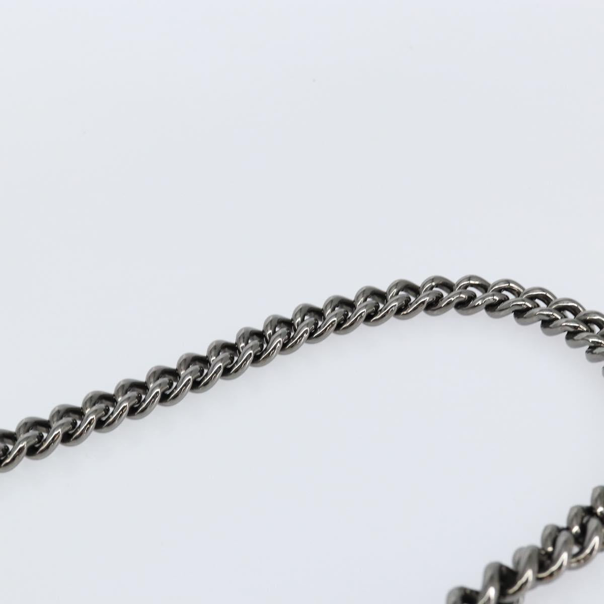 GUCCI Galaku Chain Shoulder Bag Leather Purple Silver 228560 Auth 147671