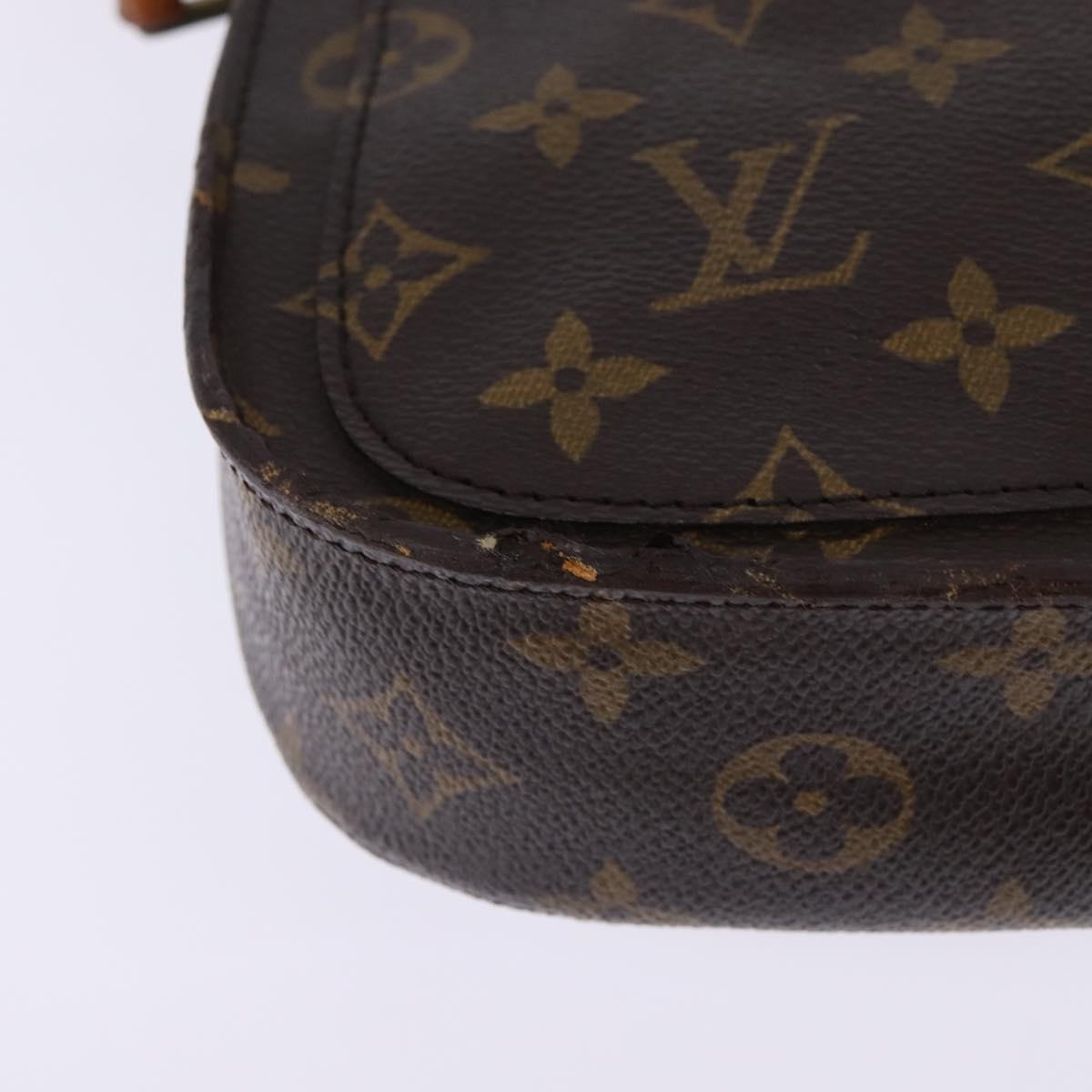 LOUIS VUITTON Monogram Saint Cloud MM Shoulder Bag M51243 LV Auth 147692