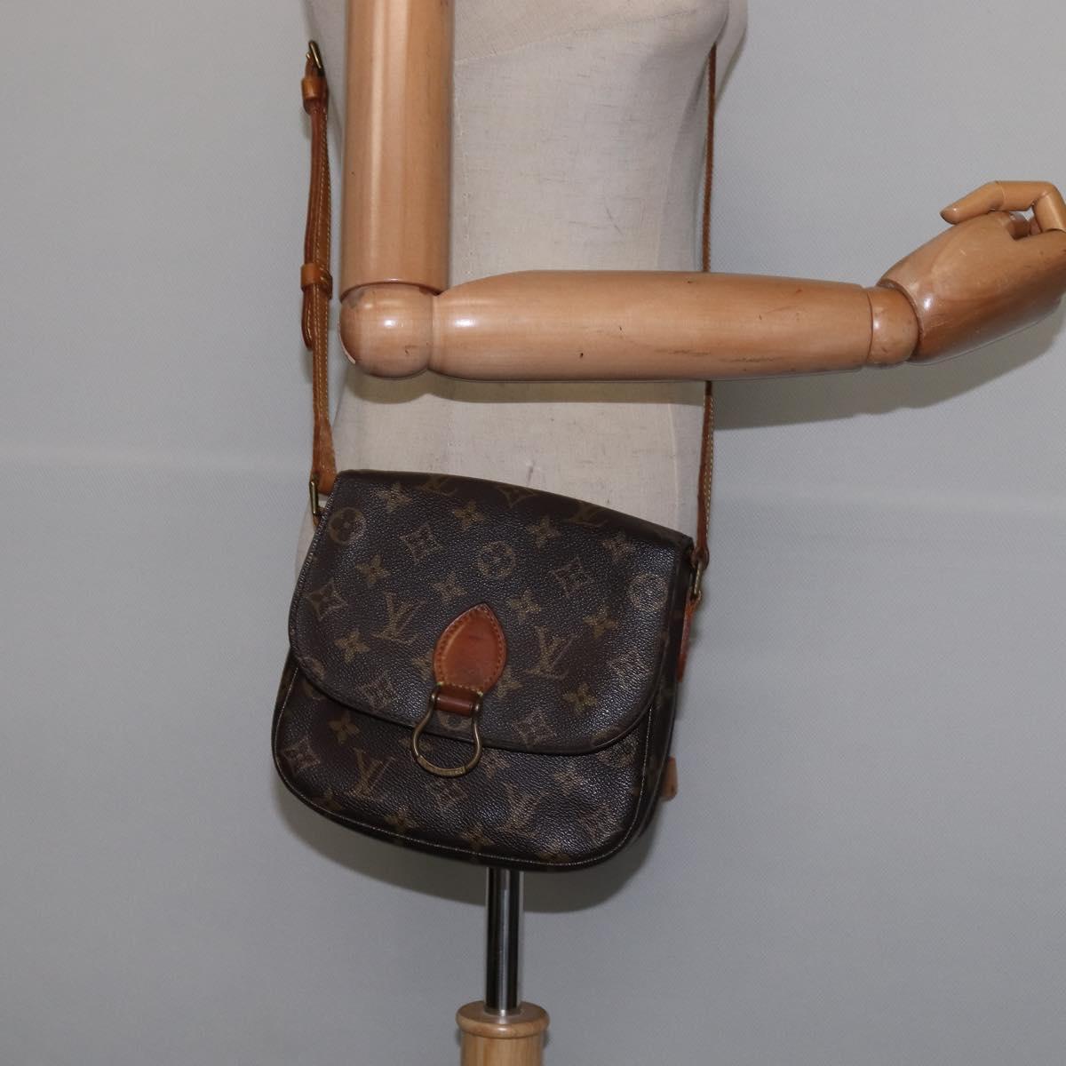 LOUIS VUITTON Monogram Saint Cloud MM Shoulder Bag M51243 LV Auth 147692
