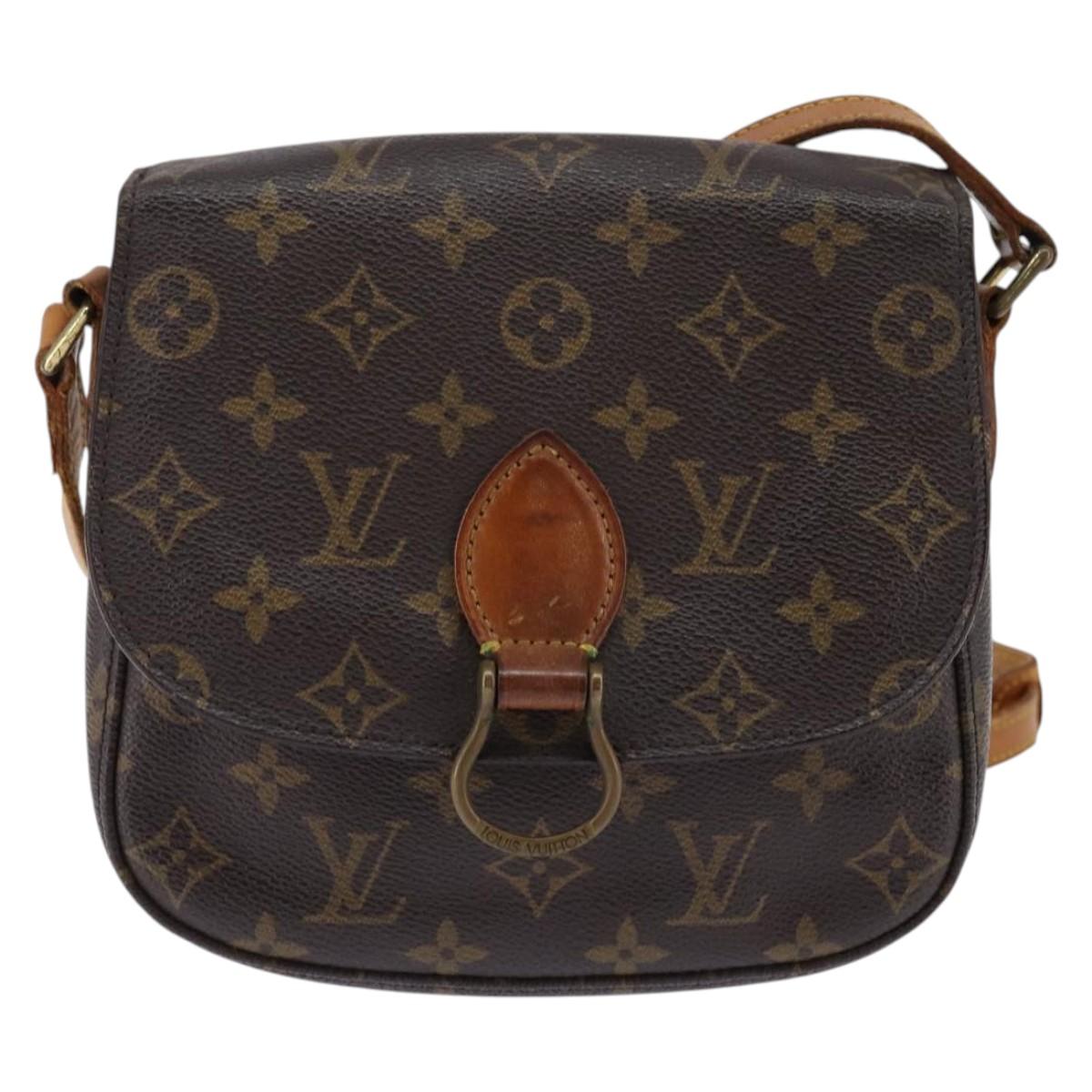 LOUIS VUITTON Monogram Saint Cloud MM Shoulder Bag M51243 LV Auth 147692