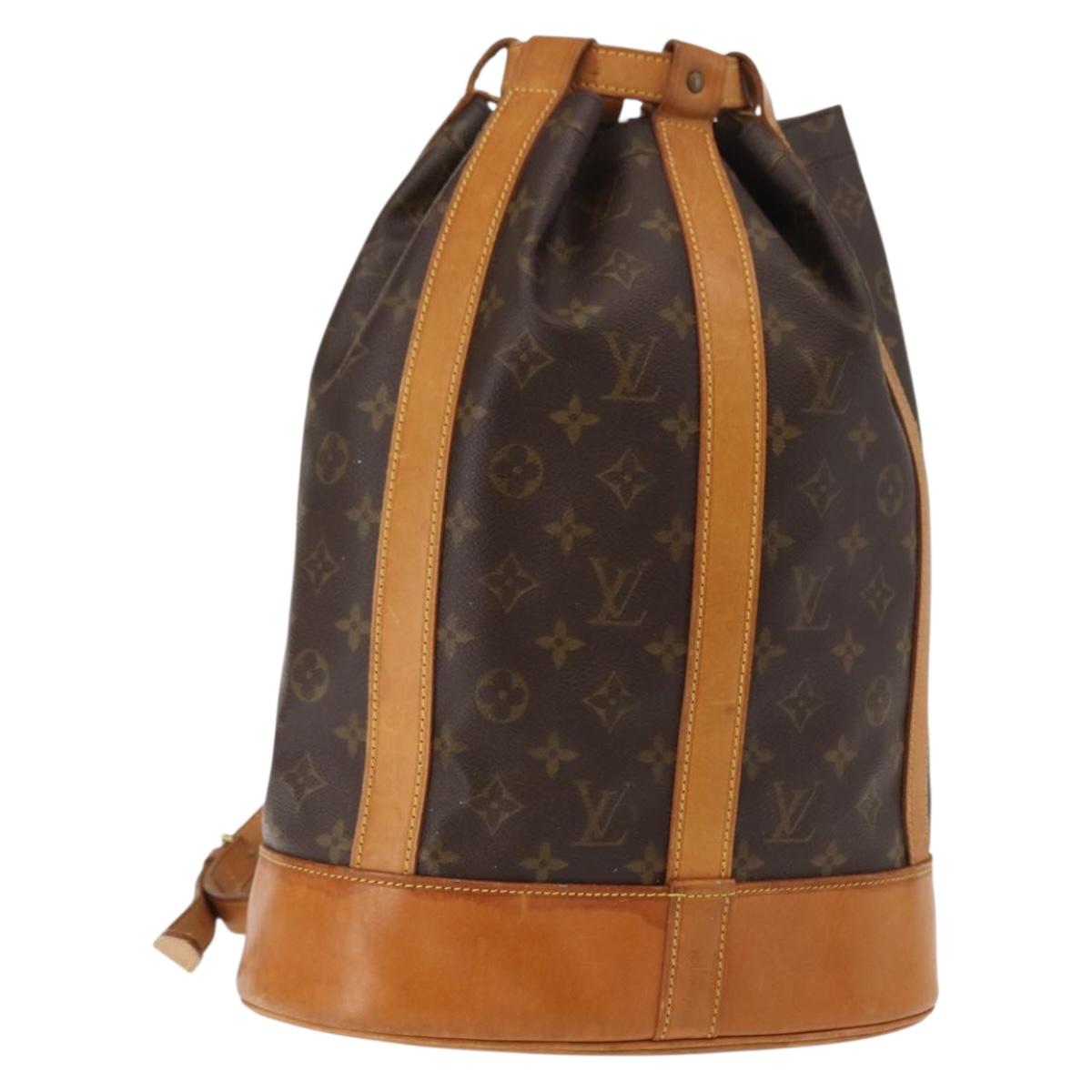 LOUIS VUITTON Monogram Randonnee PM Shoulder Bag M42243 LV Auth 147695