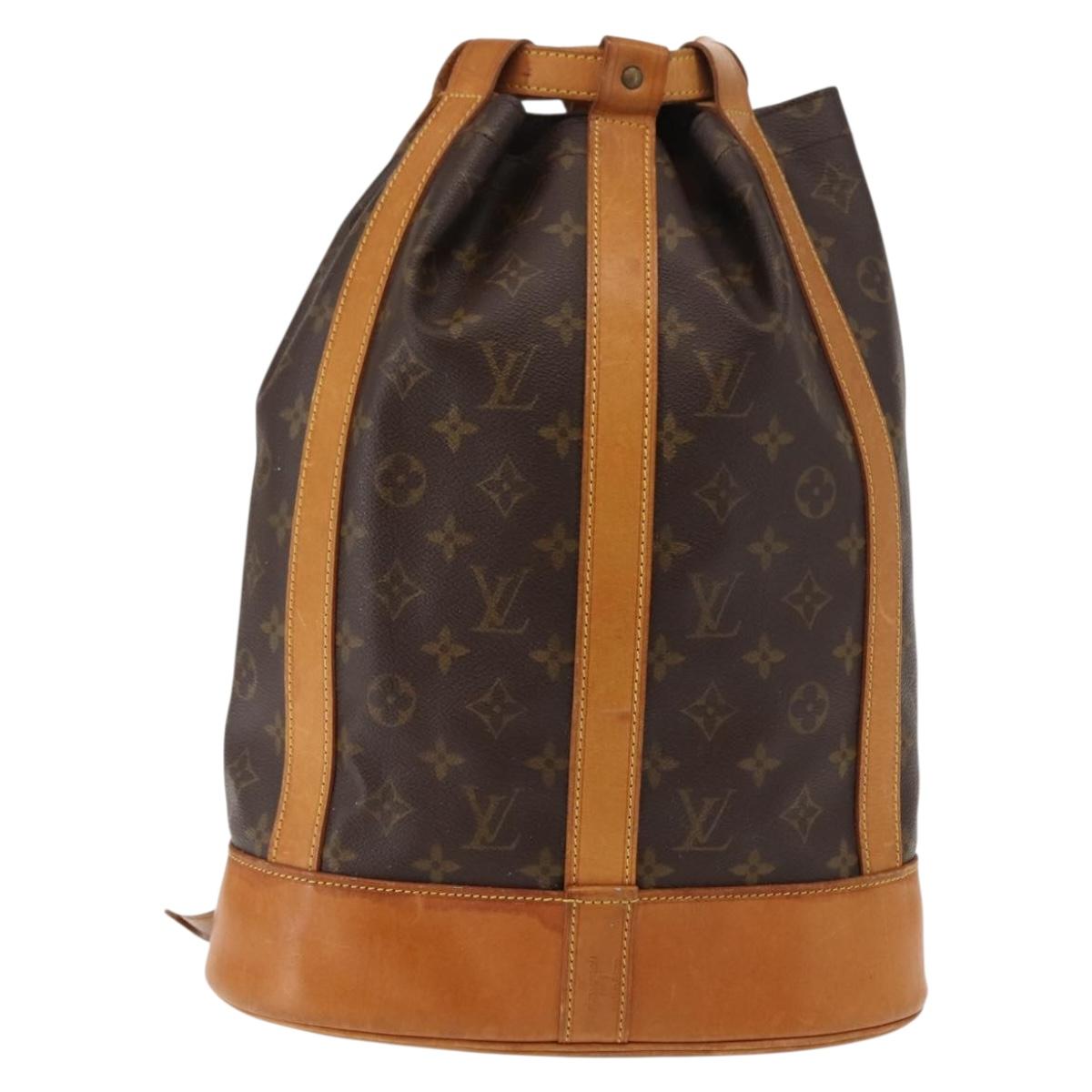 LOUIS VUITTON Monogram Randonnee PM Shoulder Bag M42243 LV Auth 147695