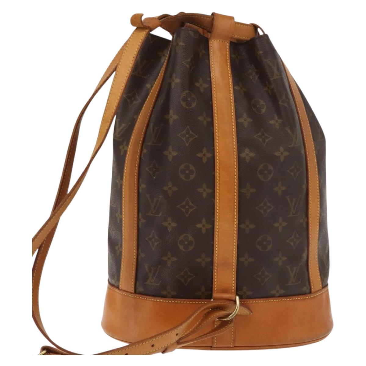 LOUIS VUITTON Monogram Randonnee PM Shoulder Bag M42243 LV Auth 147695