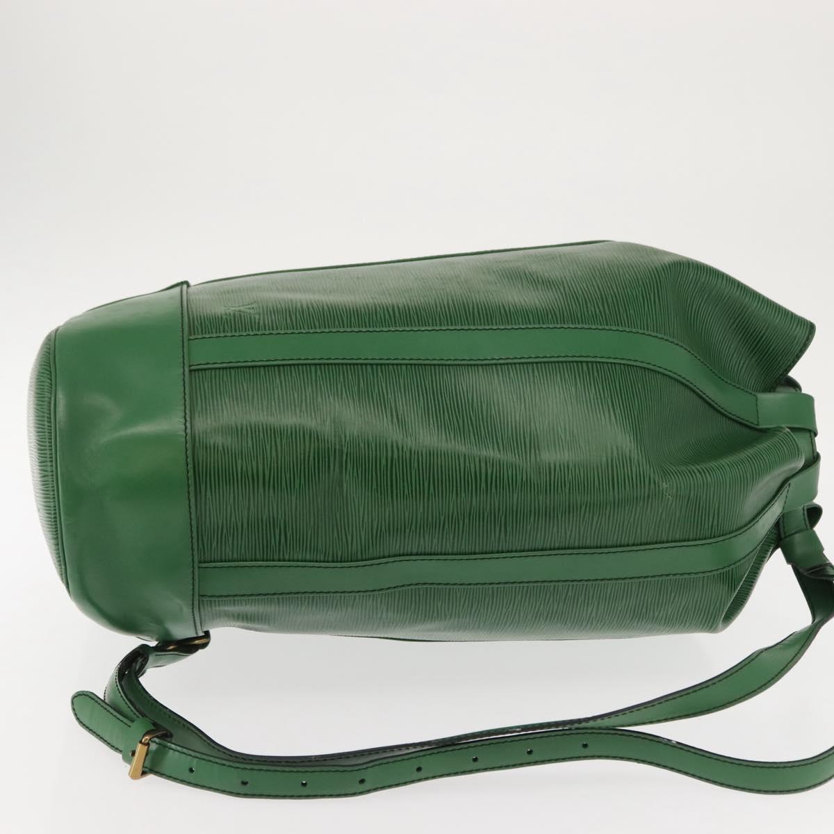 LOUIS VUITTON Epi Randonnee GM Shoulder Bag Green M43084 LV Auth 147705