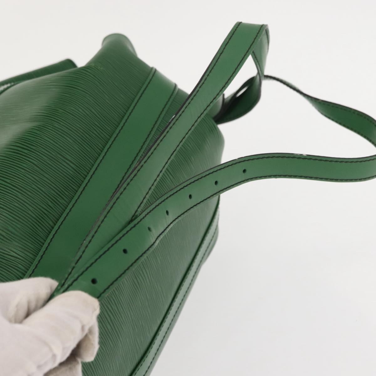 LOUIS VUITTON Epi Randonnee GM Shoulder Bag Green M43084 LV Auth 147705