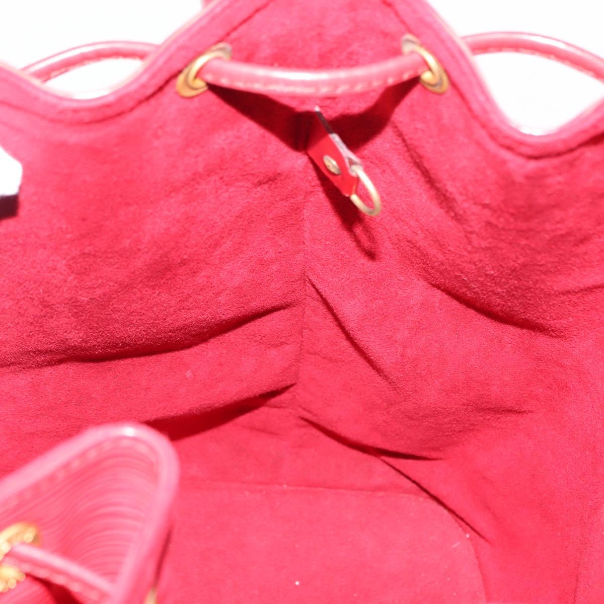LOUIS VUITTON Epi Noe Shoulder Bag Red M44007 LV Auth 147706
