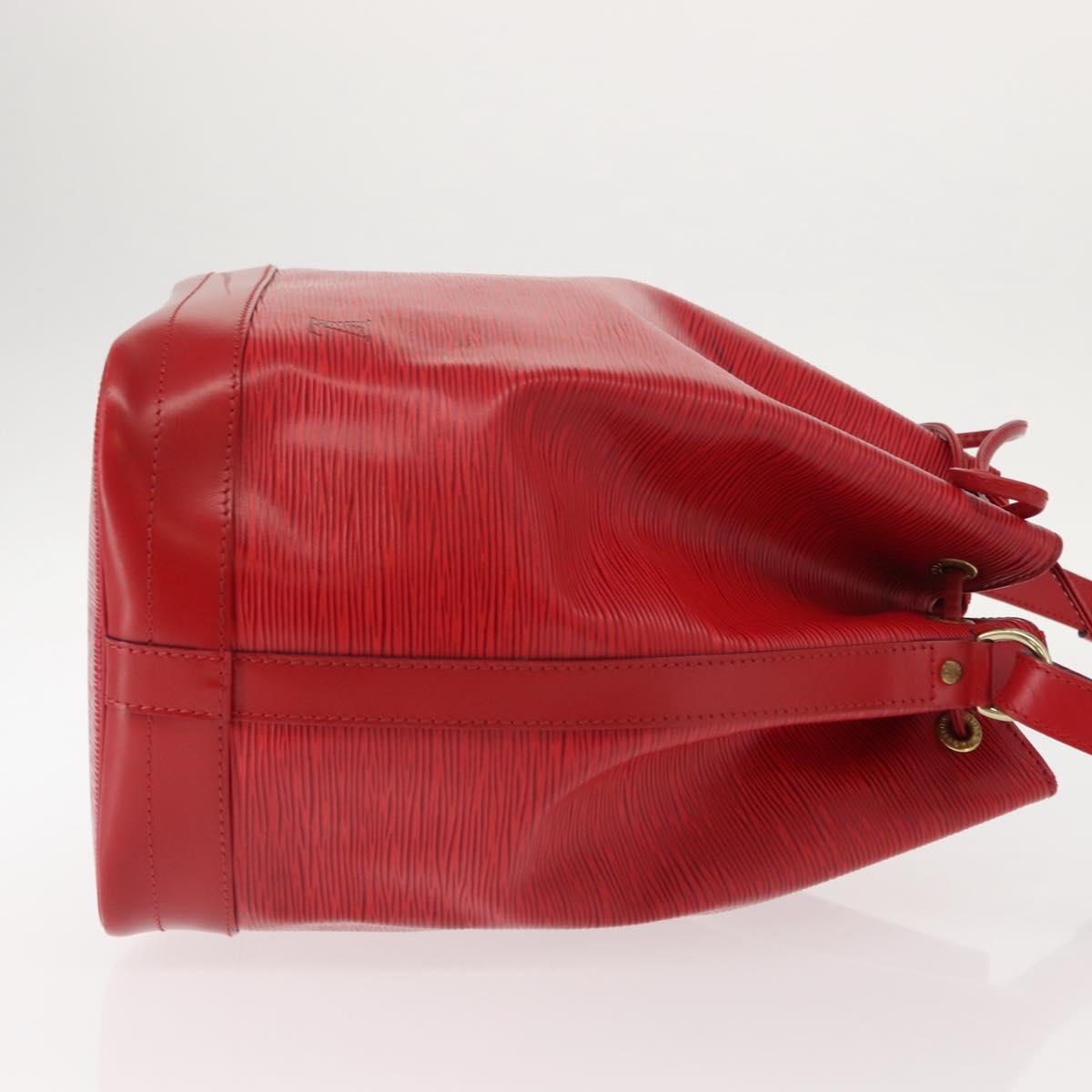 LOUIS VUITTON Epi Noe Shoulder Bag Red M44007 LV Auth 147706