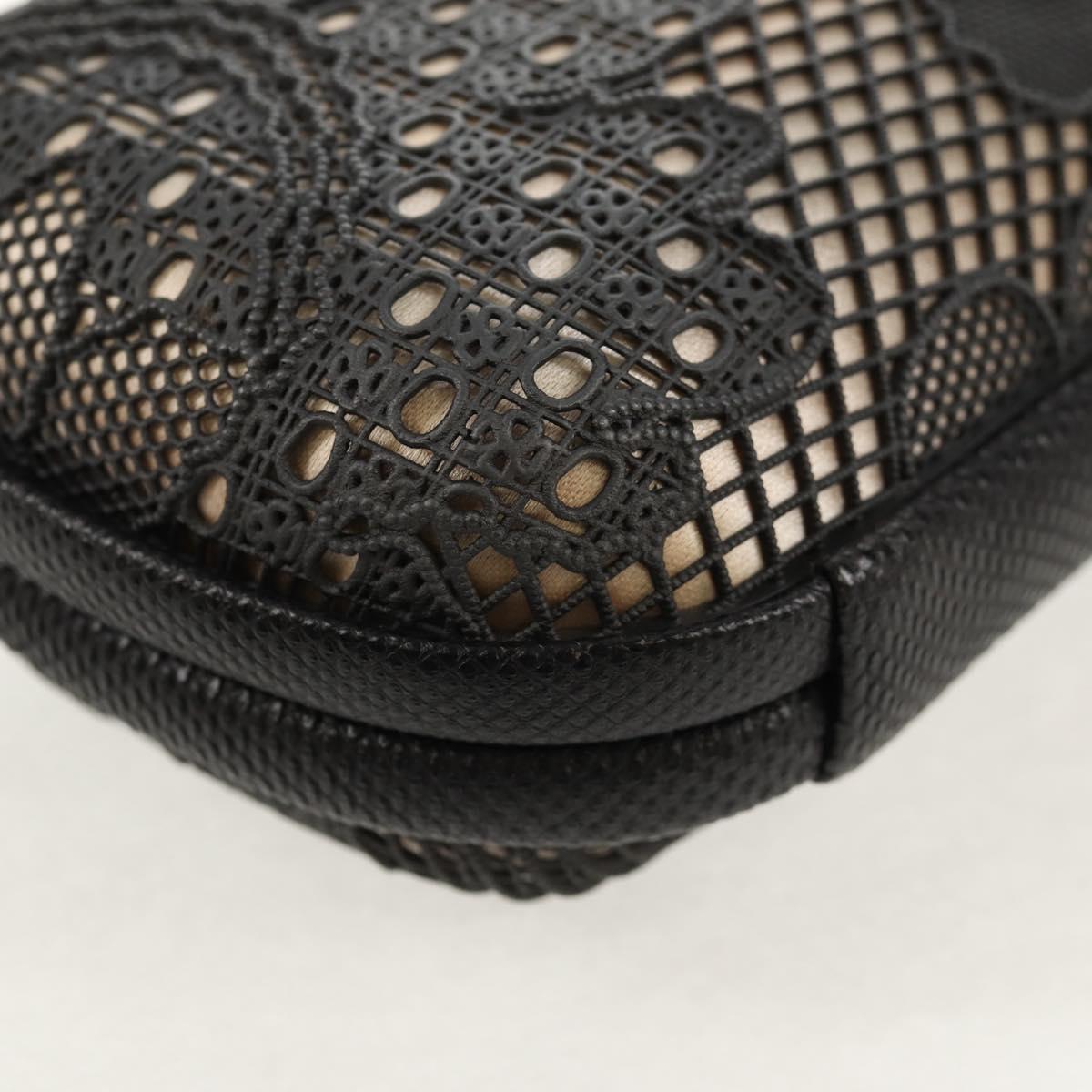 BOTTEGA VENETA Knot Pouch Clutch Pouch metal Gray Auth 147725SAV