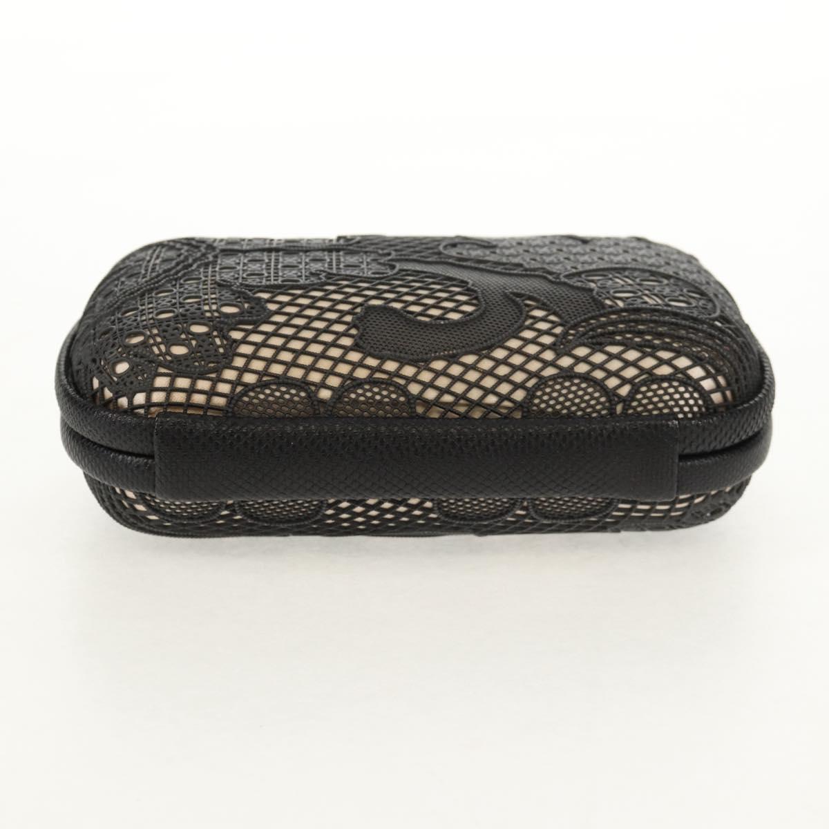 BOTTEGA VENETA Knot Pouch Clutch Pouch metal Gray Auth 147725SAV
