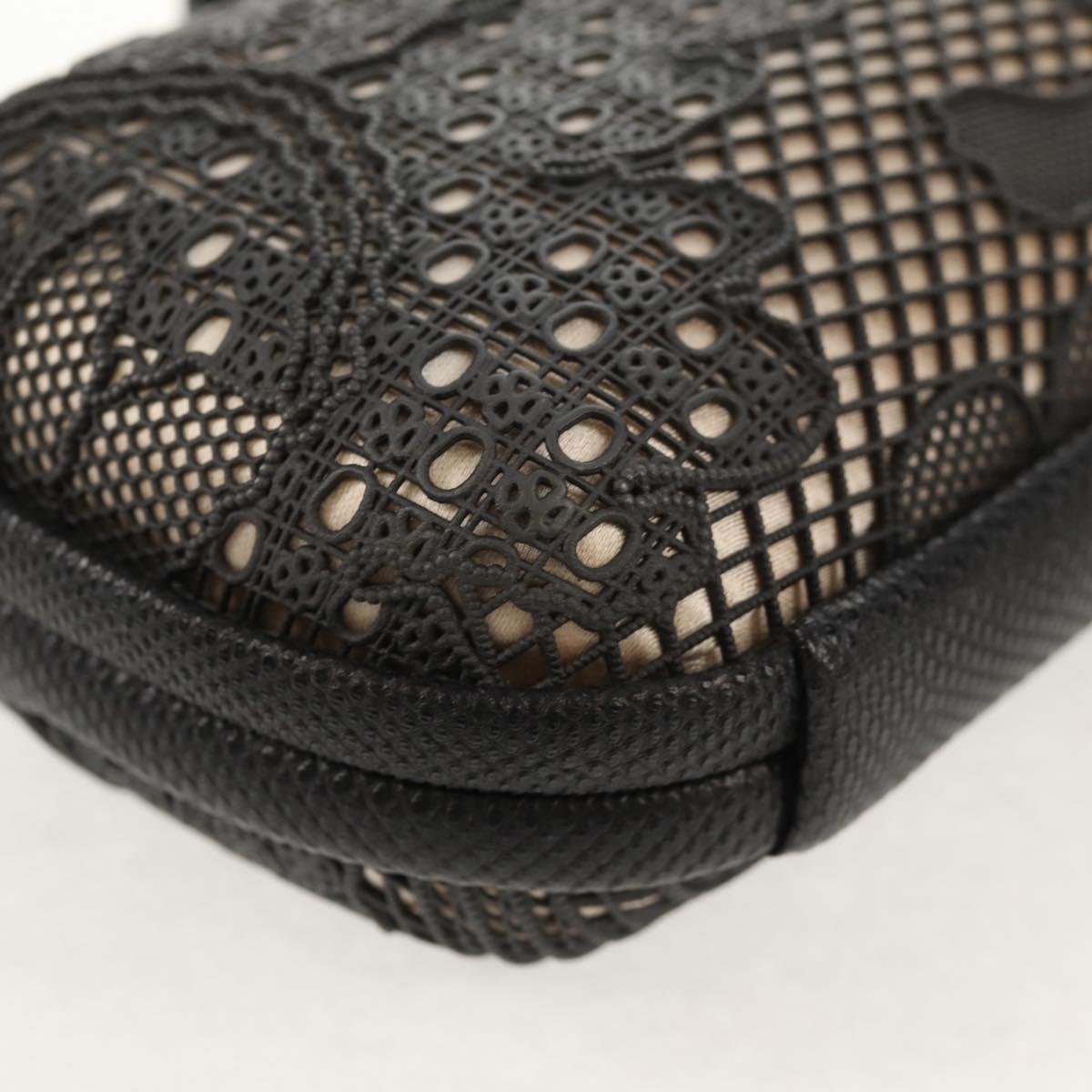 BOTTEGA VENETA Knot Pouch Clutch Pouch metal Gray Auth 147725A