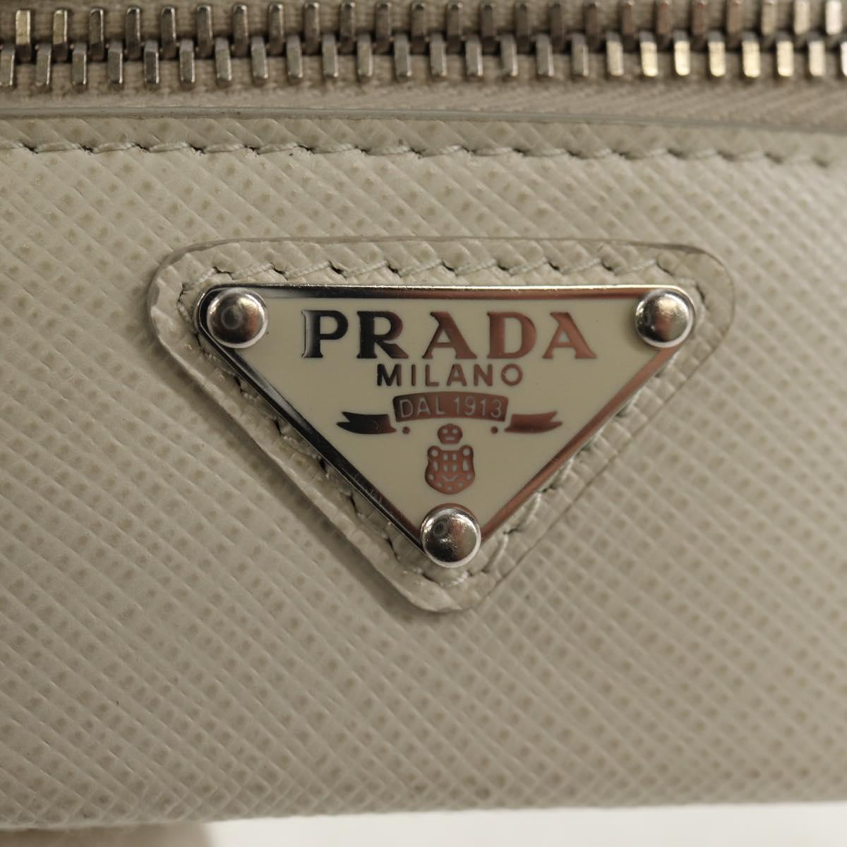 PRADA Chain Pouch For AirPods Pro Earphone Case Safiano 1NR009 Auth 147728M