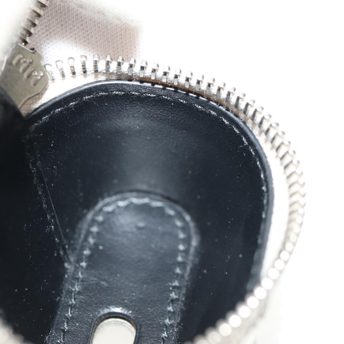 PRADA Chain Pouch For AirPods Pro Earphone Case Safiano 1NR009 Auth 147728M