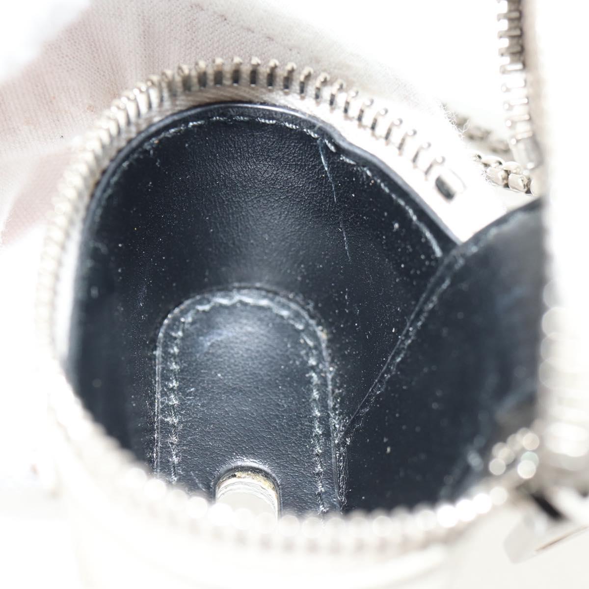 PRADA Chain Pouch For AirPods Pro Earphone Case Safiano 1NR009 Auth 147728M