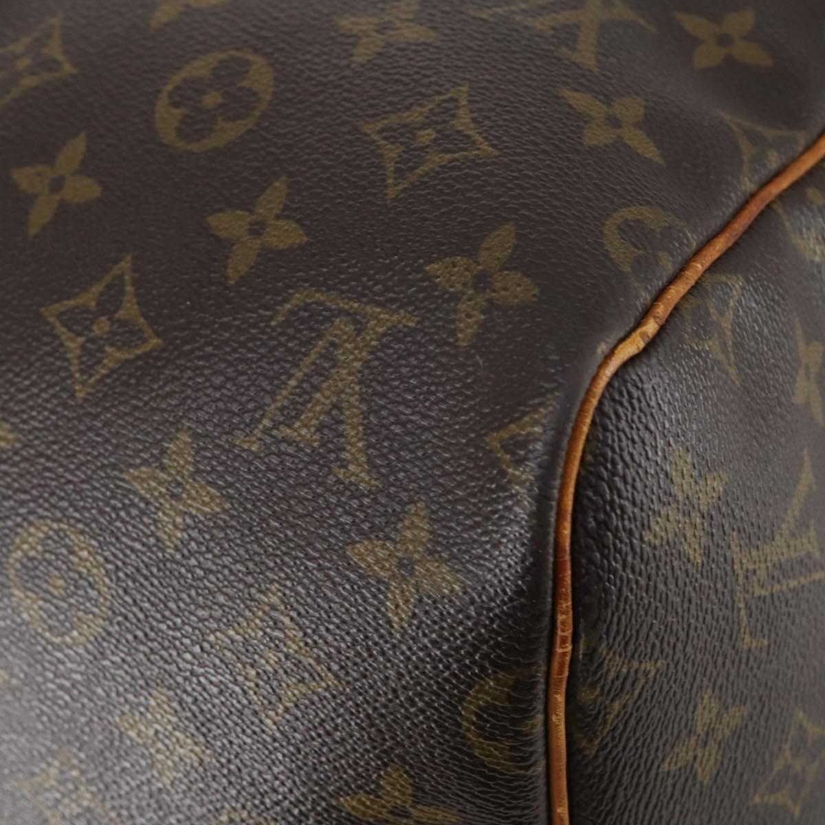 LOUIS VUITTON Monogram Keepall 55 Boston Bag M41424 LV Auth 147753