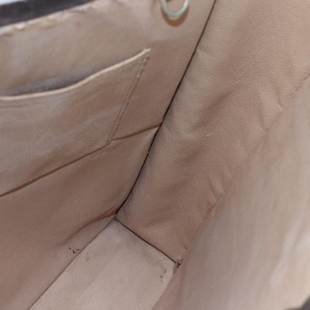 LOUIS VUITTON Monogram Sac Plat Hand Bag M51140 LV Auth 147755