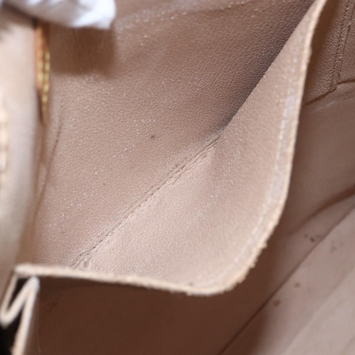 LOUIS VUITTON Monogram Sac Plat Hand Bag M51140 LV Auth 147755