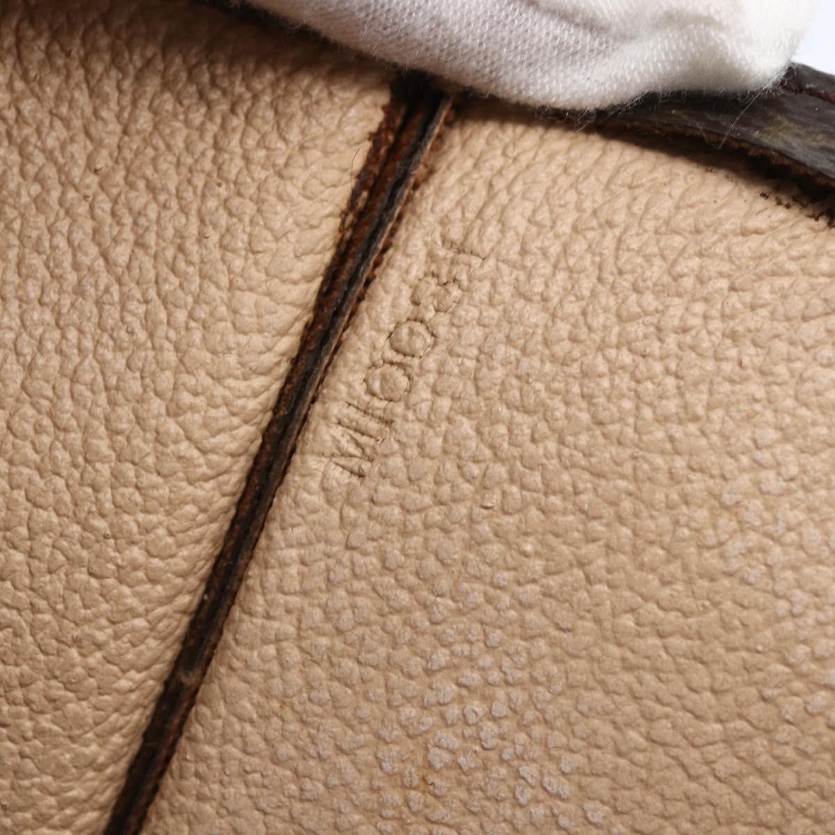 LOUIS VUITTON Monogram Sac Plat Hand Bag M51140 LV Auth 147755