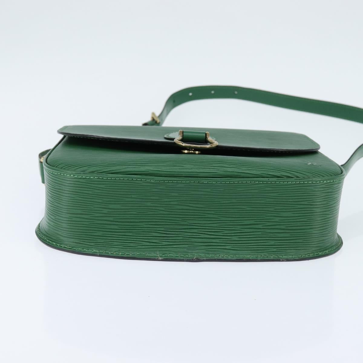 LOUIS VUITTON Epi Saint Cloud GM Shoulder Bag Green M52194 LV Auth 147758