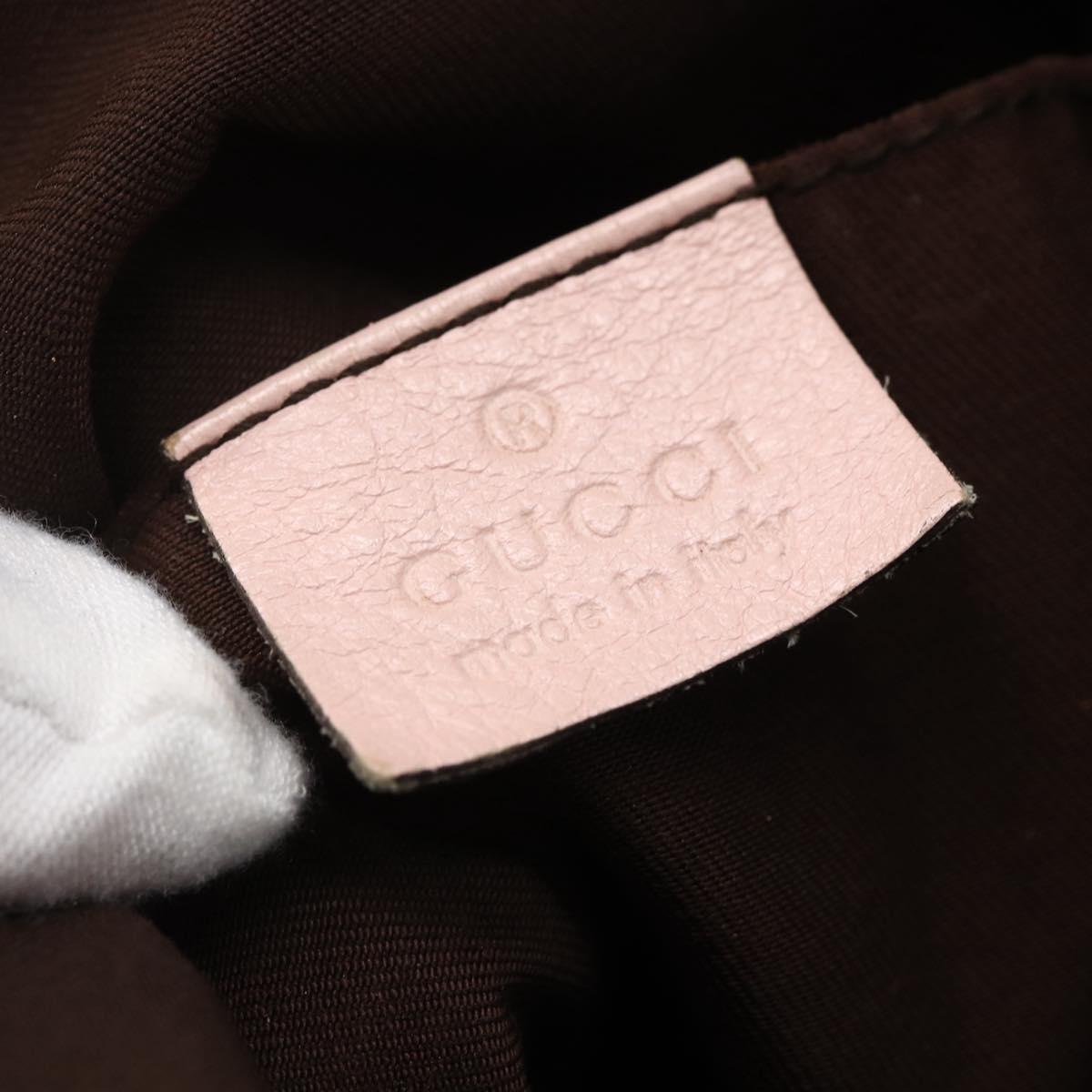 GUCCI GG Canvas Sherry Line Tote Bag Beige Pink Light blue 189669 Auth 147773