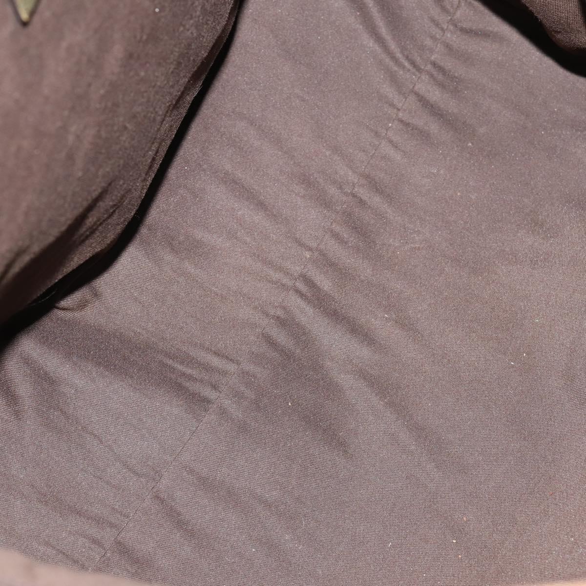 GUCCI GG Canvas Sherry Line Boston Bag Beige Gold 153240 Auth 147774