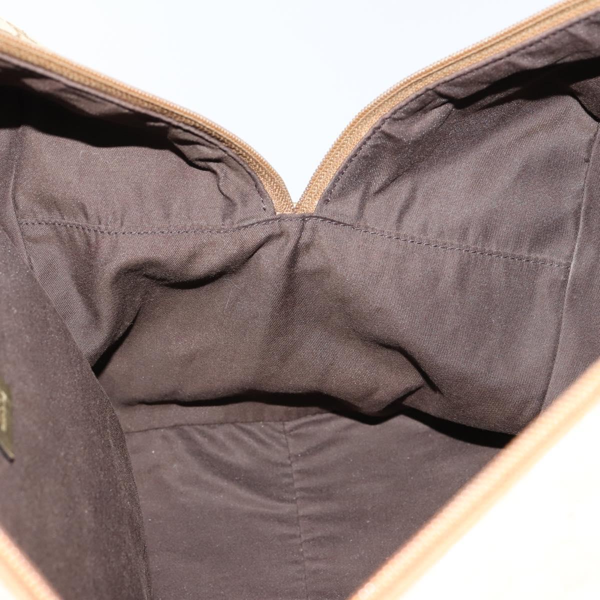 GUCCI GG Canvas Sherry Line Boston Bag Beige Gold 153240 Auth 147774