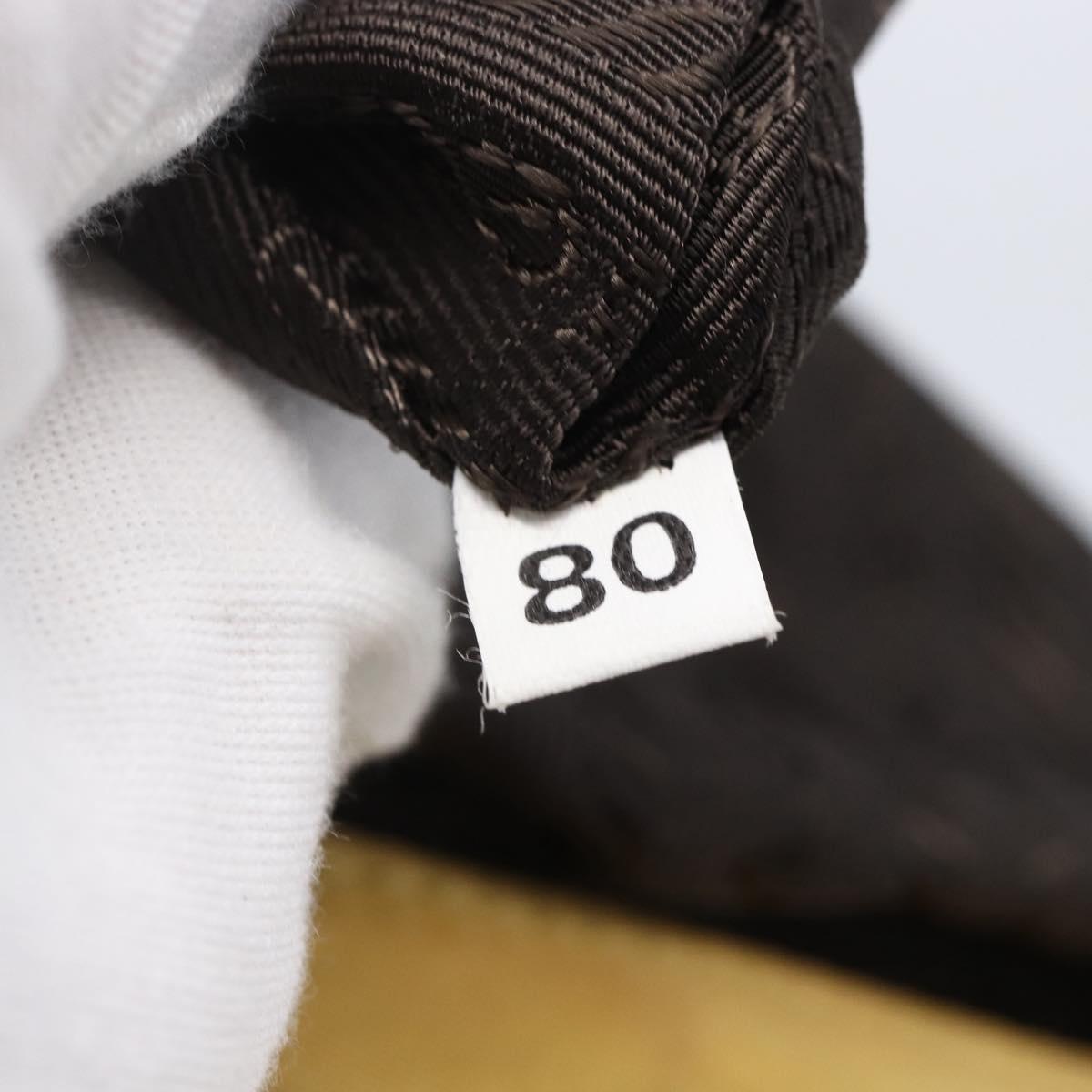 PRADA Tote Bag Nylon Yellow Silver Auth 147784