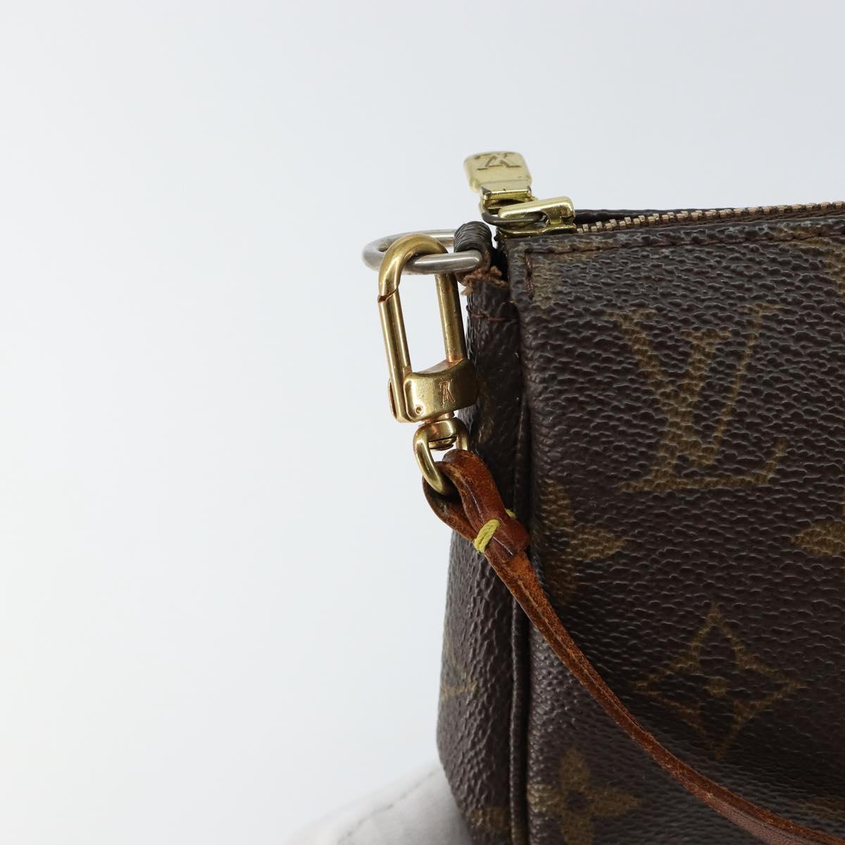 LOUIS VUITTON Monogram Pochette Accessoires Pouch M51980 LV Auth 147796