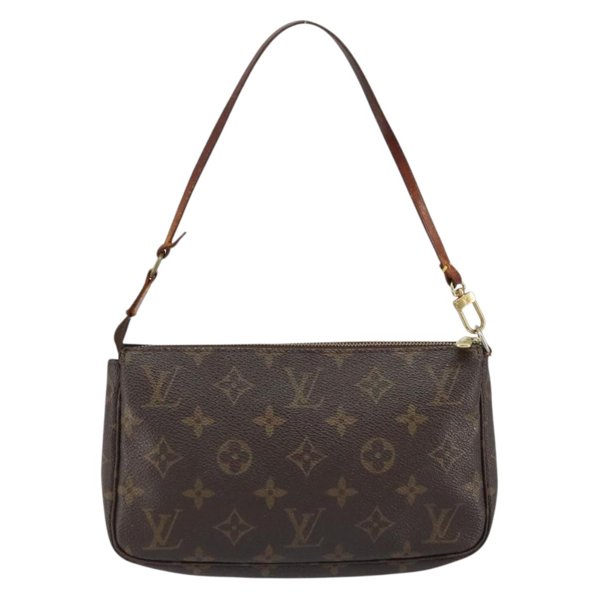 LOUIS VUITTON Monogram Pochette Accessoires Pouch M51980 LV Auth 147796