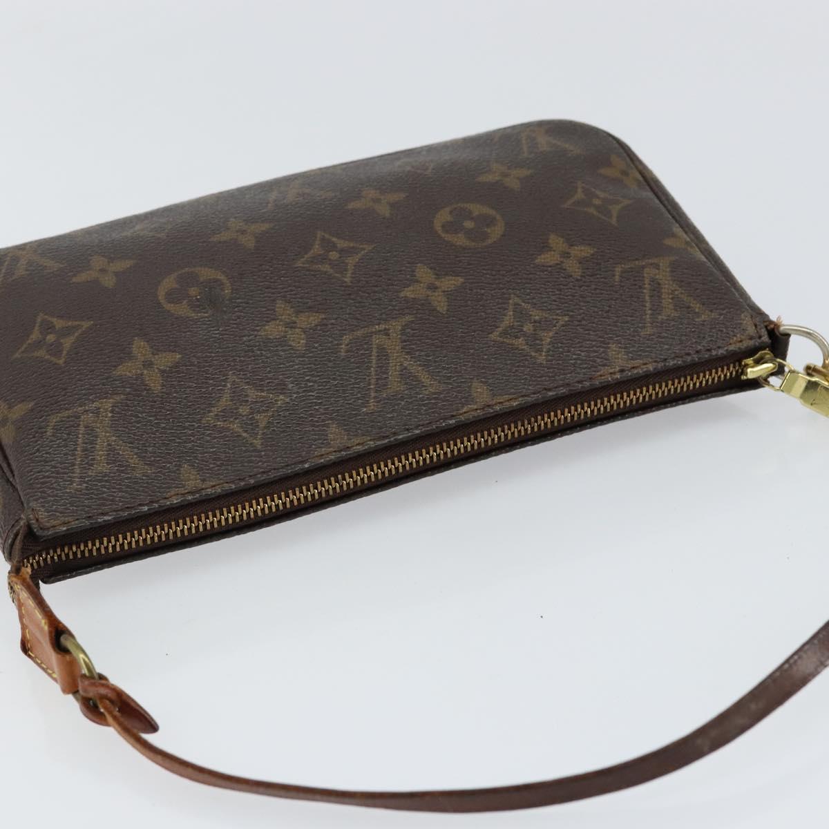LOUIS VUITTON Monogram Pochette Accessoires Pouch M51980 LV Auth 147796