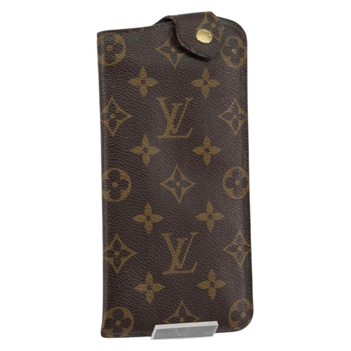 LOUIS VUITTON Monogram Etui Lunette MM Glasses Case M66544 LV Auth 147798