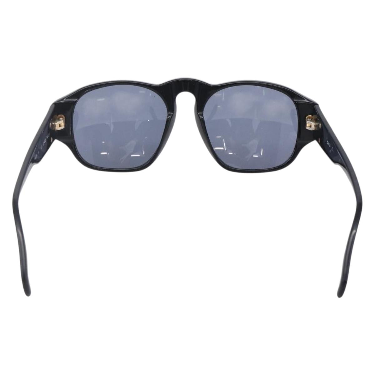 CHANEL Sunglasses plastic Black CC Auth 147805