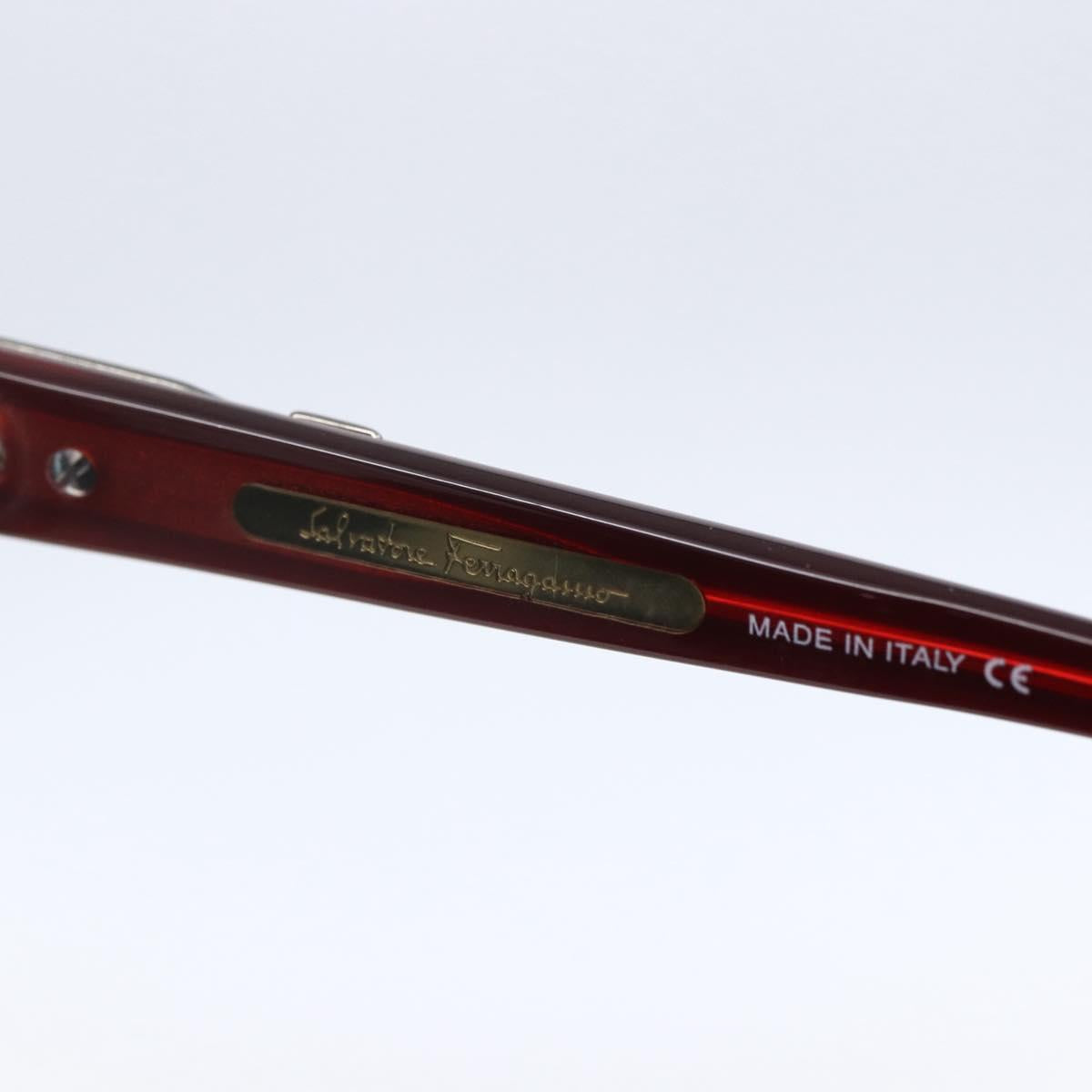 Salvatore Ferragamo Gucci Sunglasses plastic 2 Set Black Red Auth 147813