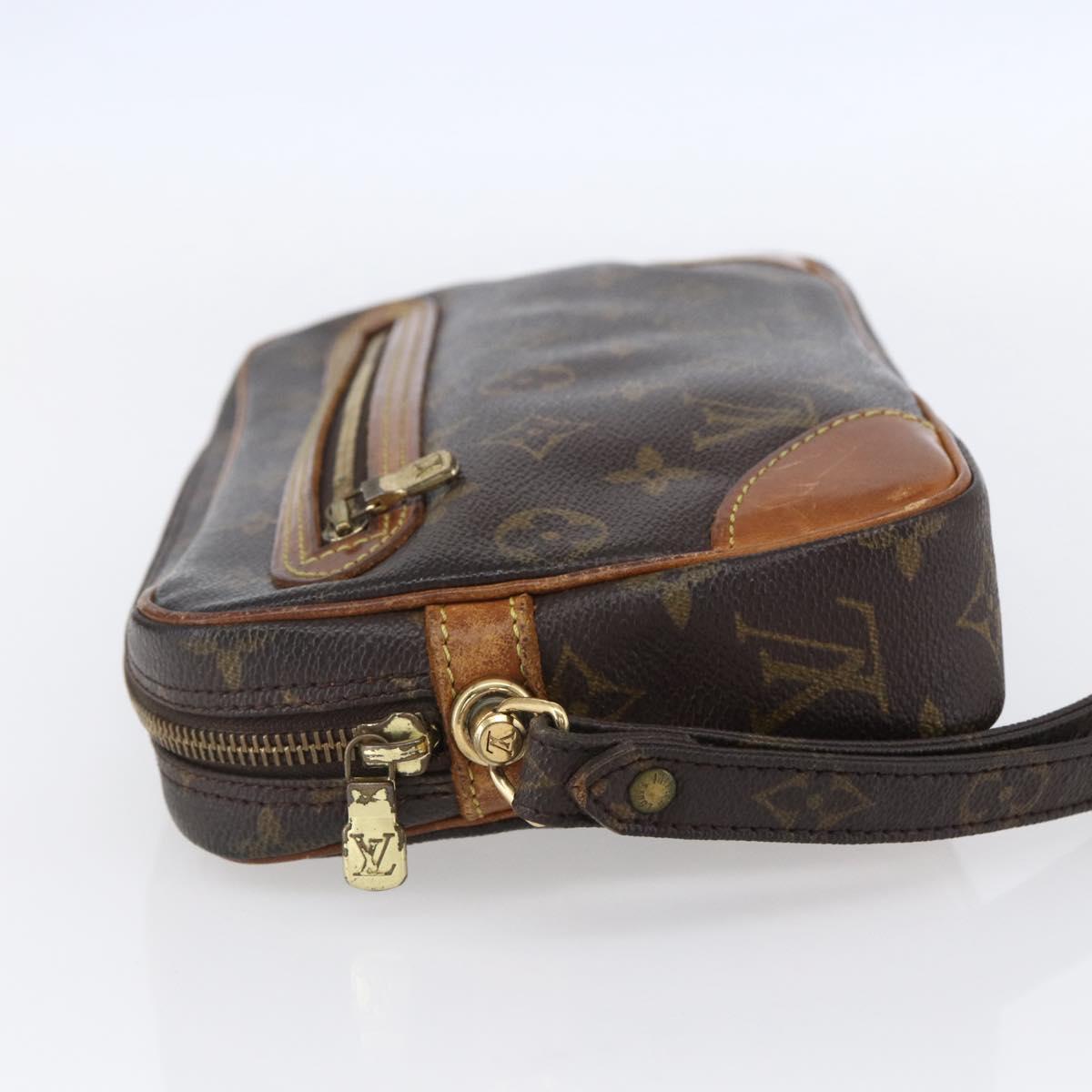 LOUIS VUITTON Monogram Marly Dragonne GM Clutch Bag M51825 LV Auth 147827