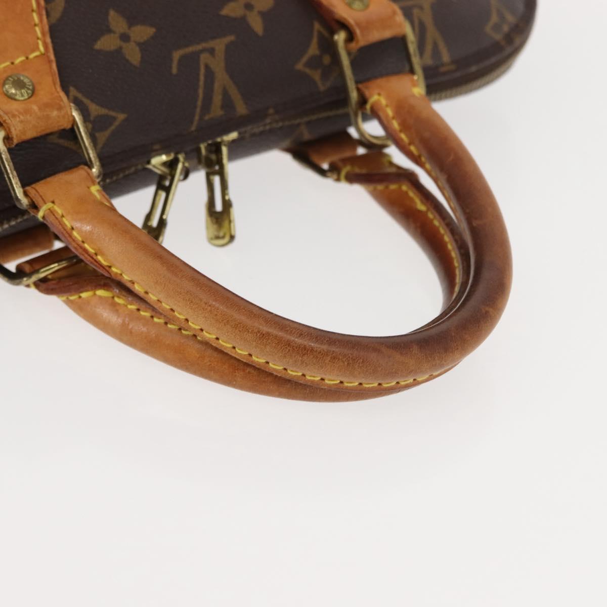 LOUIS VUITTON Monogram Alma Hand Bag M51130 LV Auth 147832