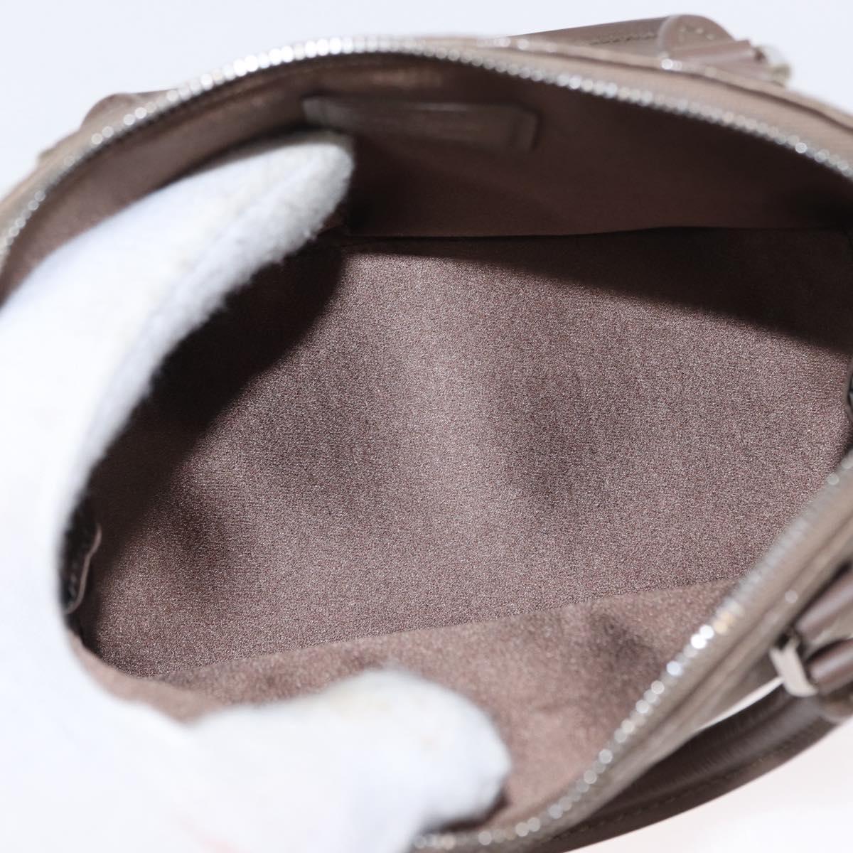 LOUIS VUITTON Monogram Satin Little Alma Hand Bag Gray M92147 LV Auth 147837A